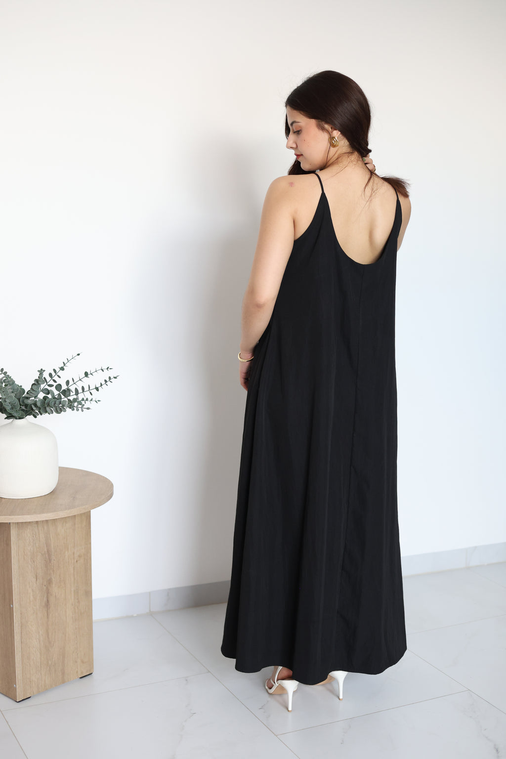 Vestido de tirantes largo
