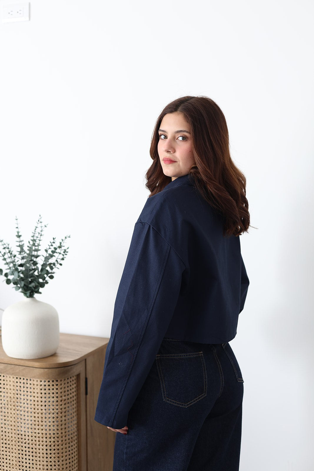 Chamarra azul marino