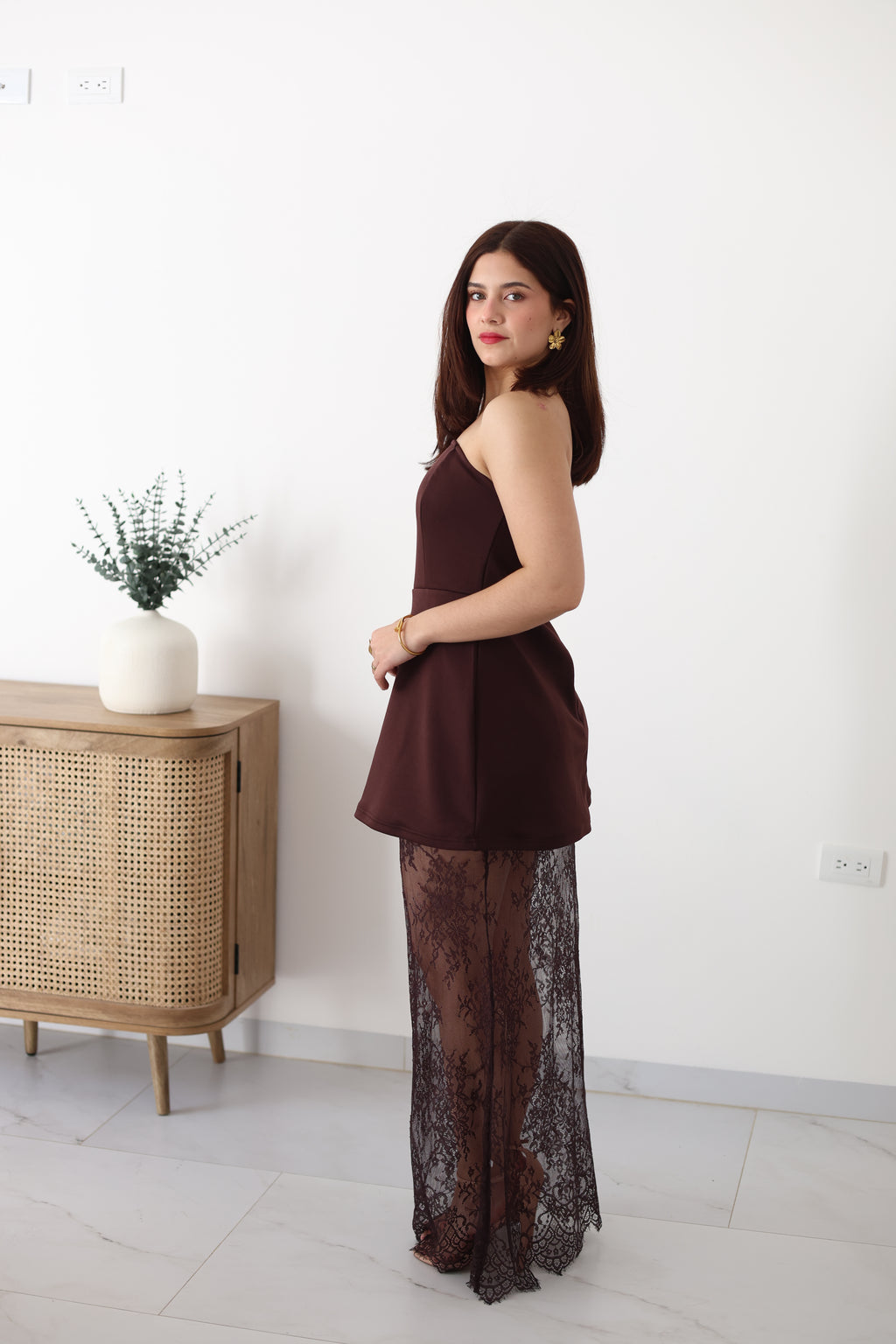 Set de 2pz encaje y top