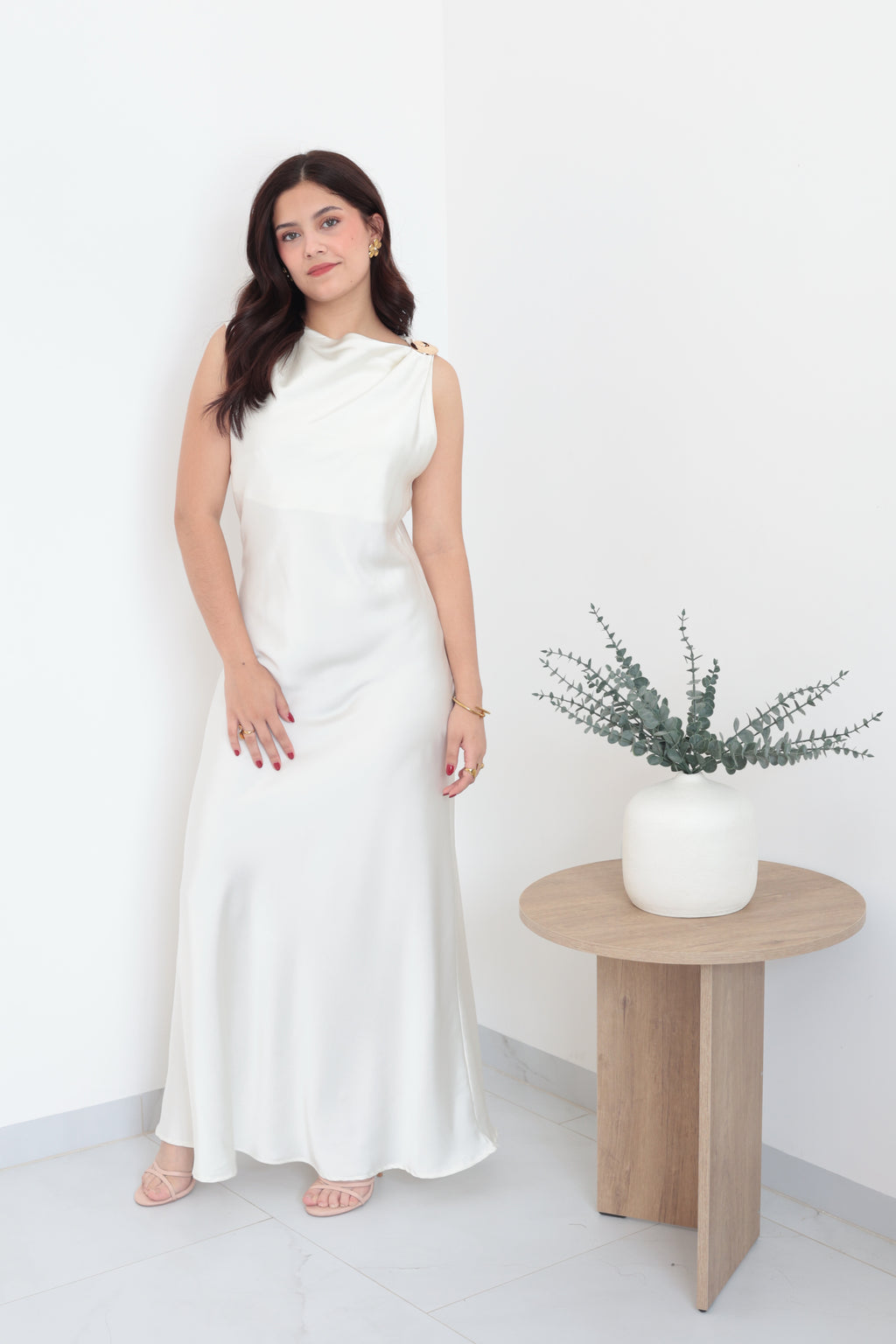 Vestido satín 🤍