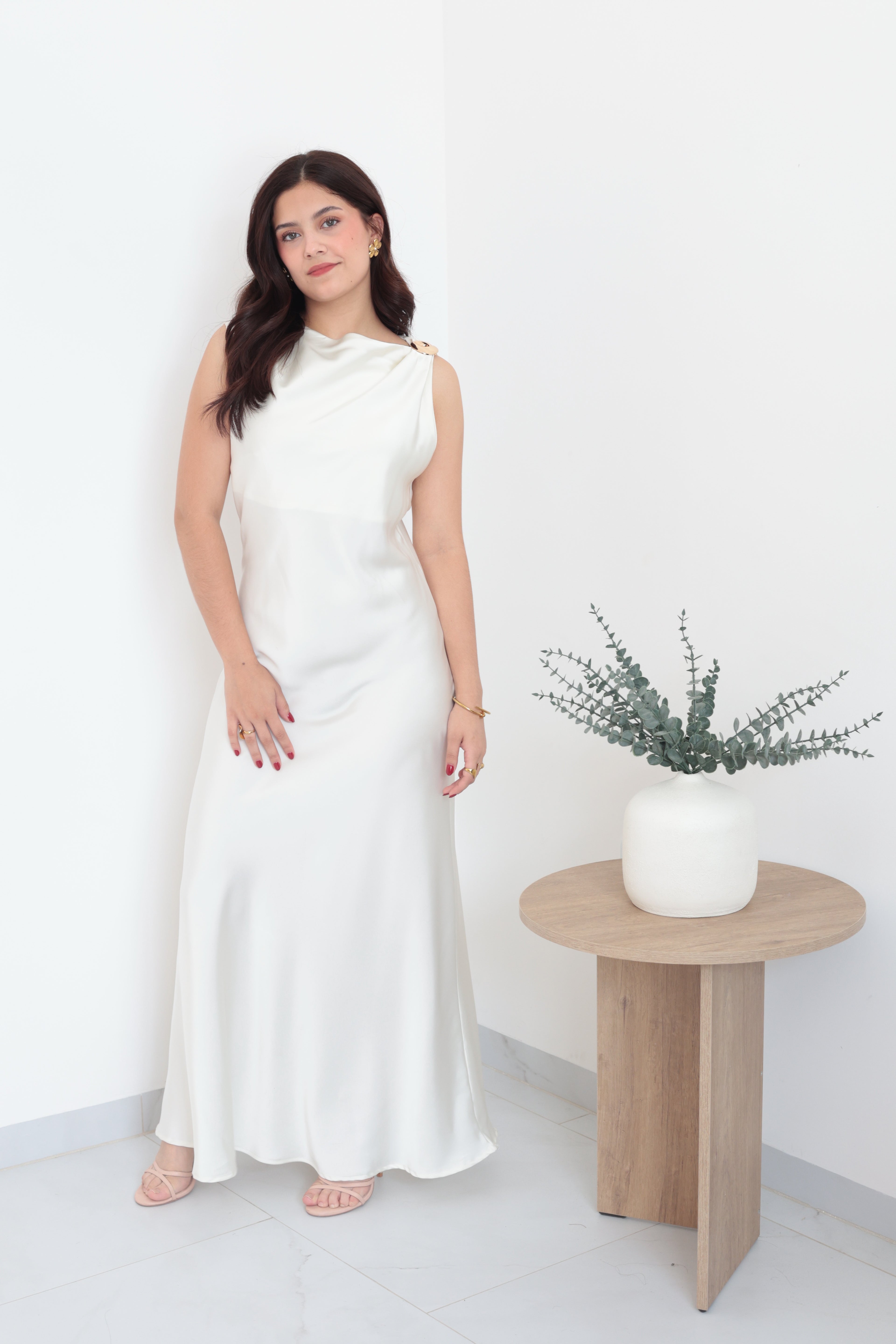Vestido satín 🤍