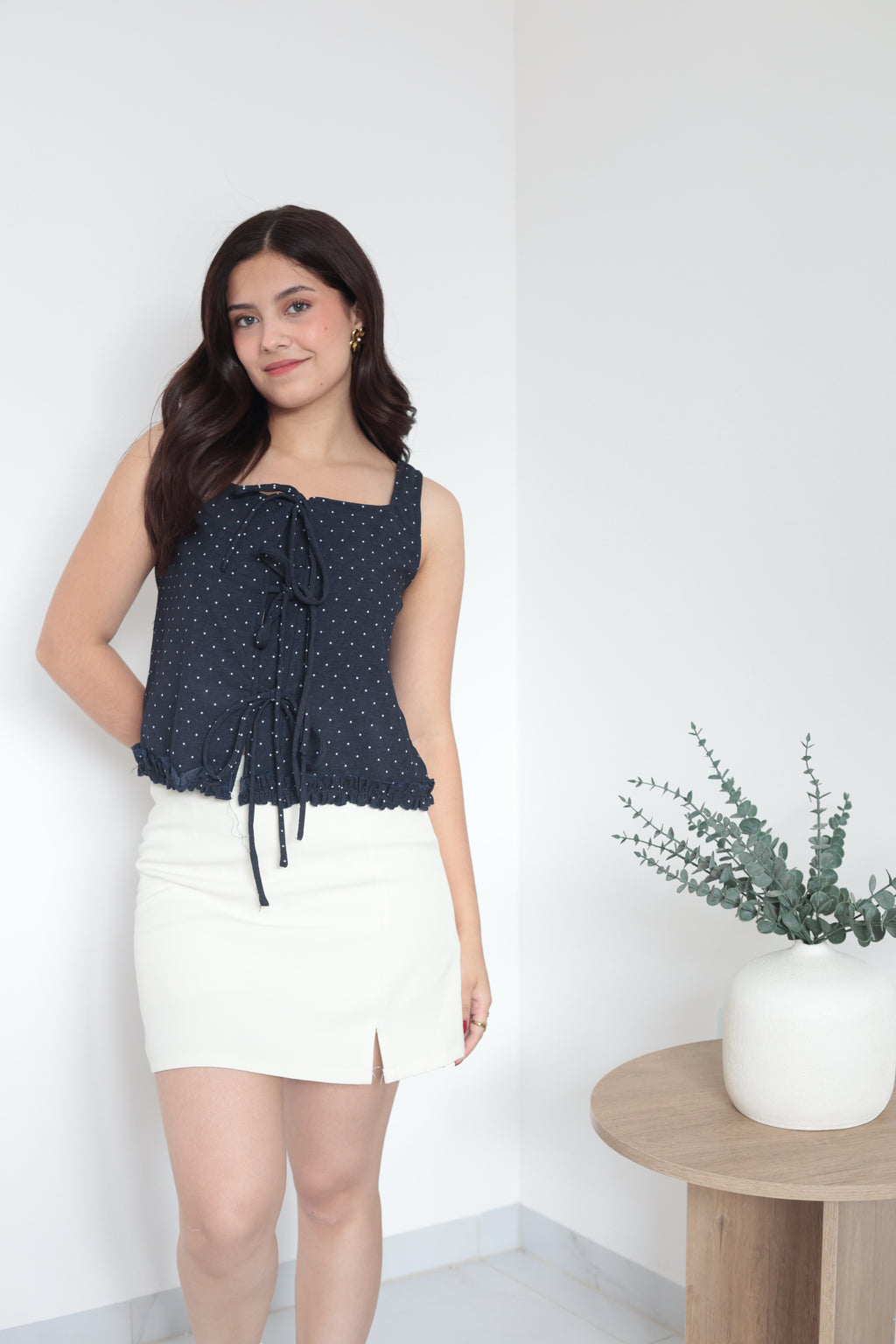 Blusa de puntos