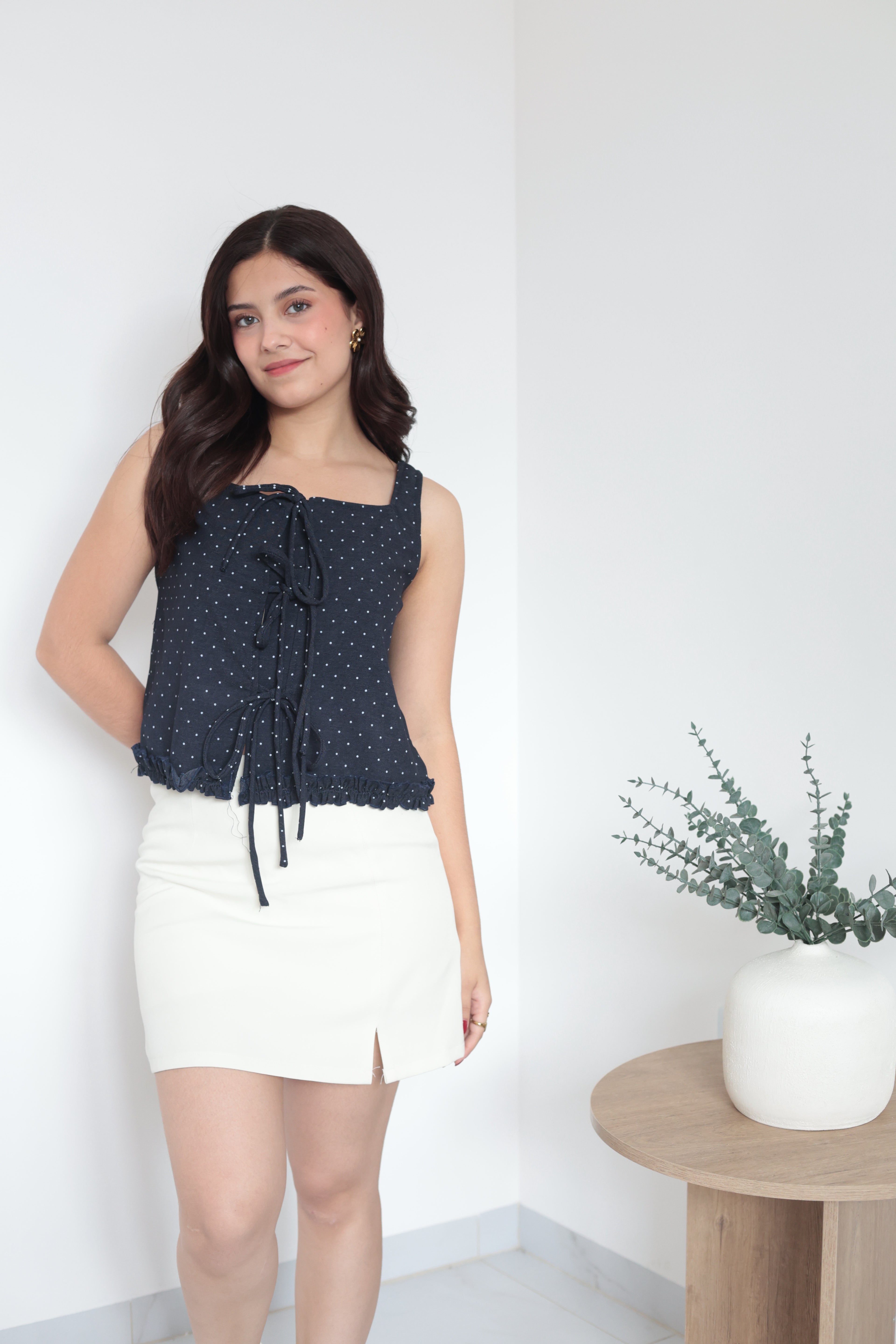 Blusa de puntos