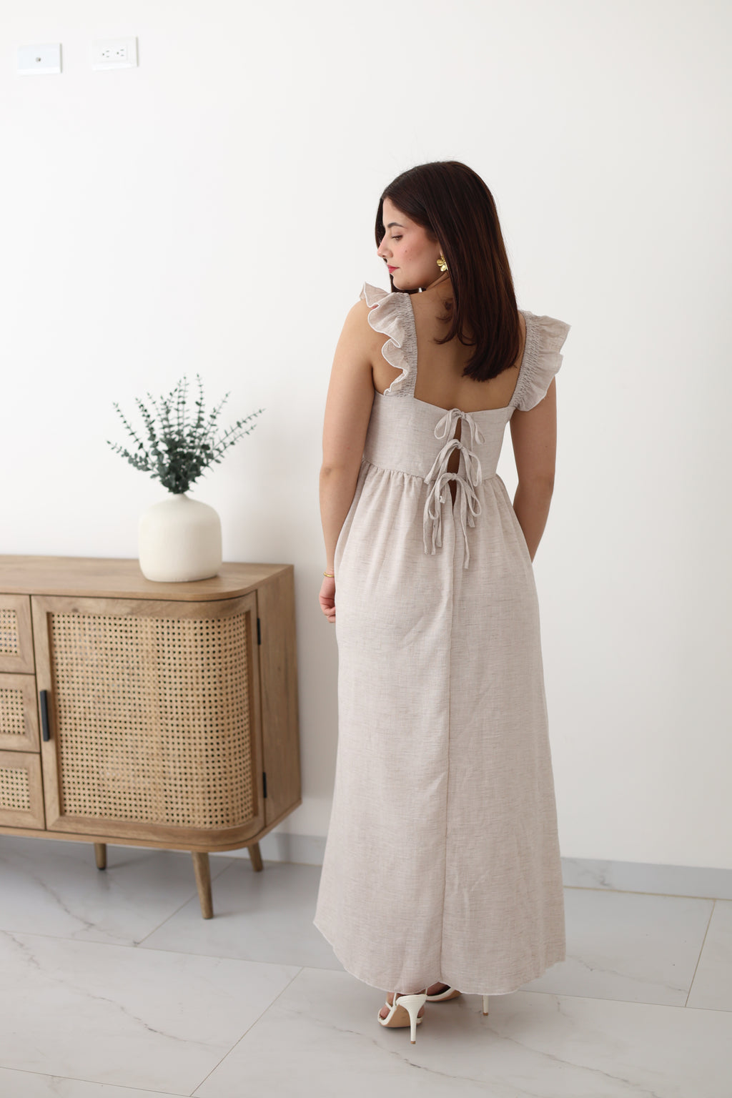 Vestido de lino