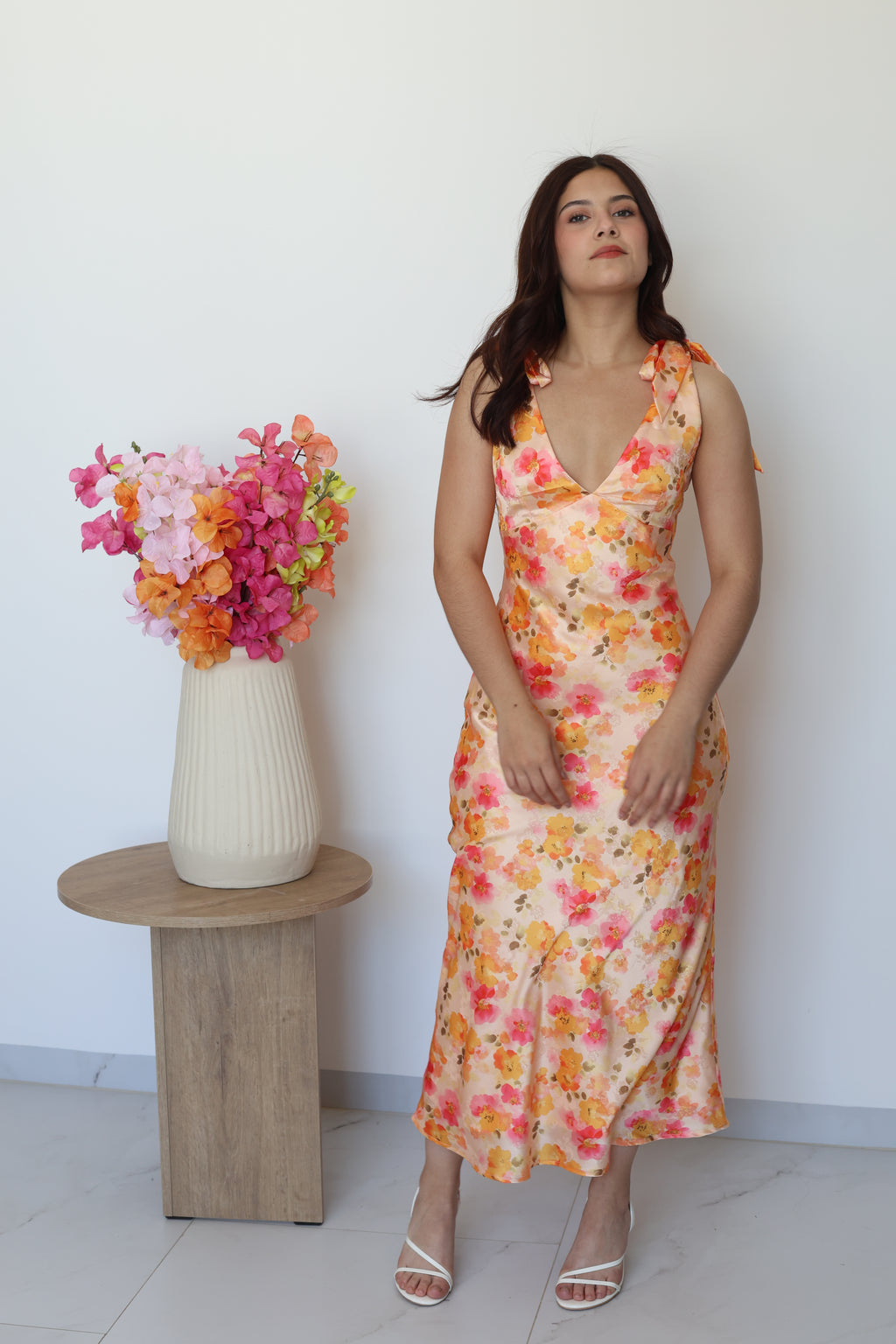 Vestido MIDI CORAL