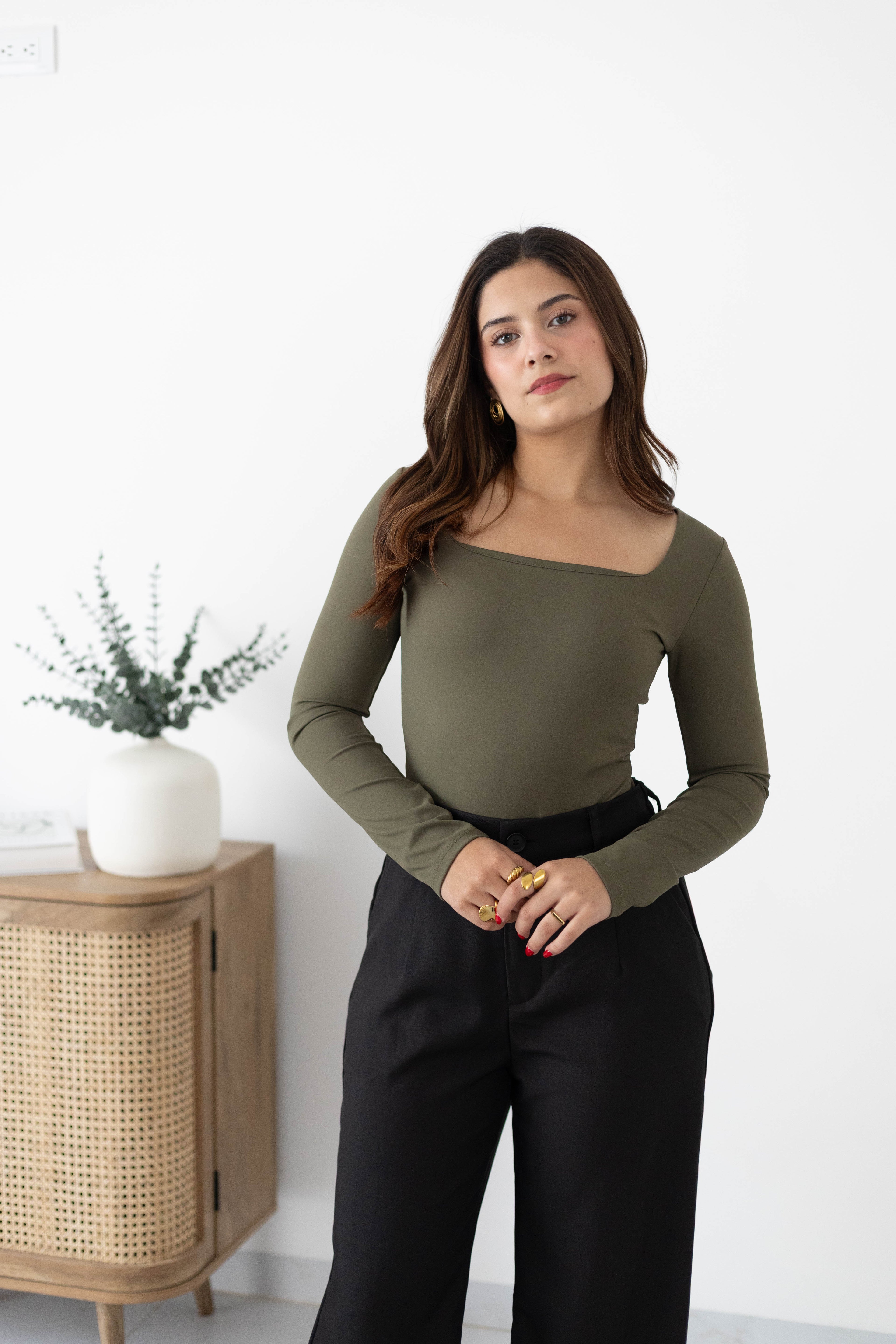 Pantiblusa manga larga