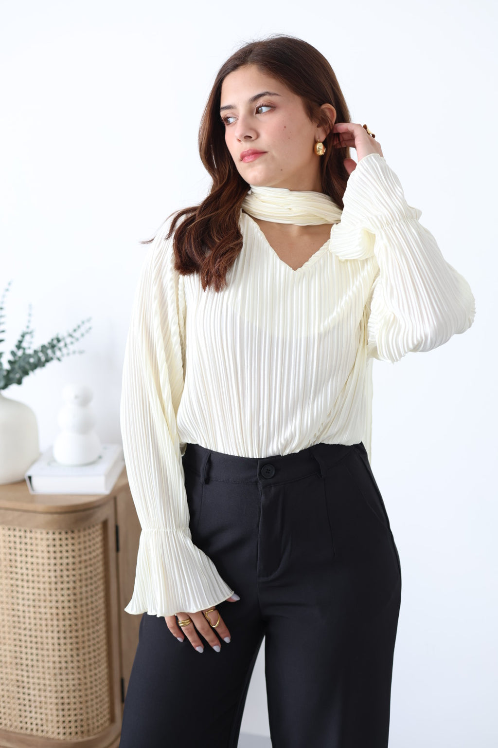 Blusa corbatín