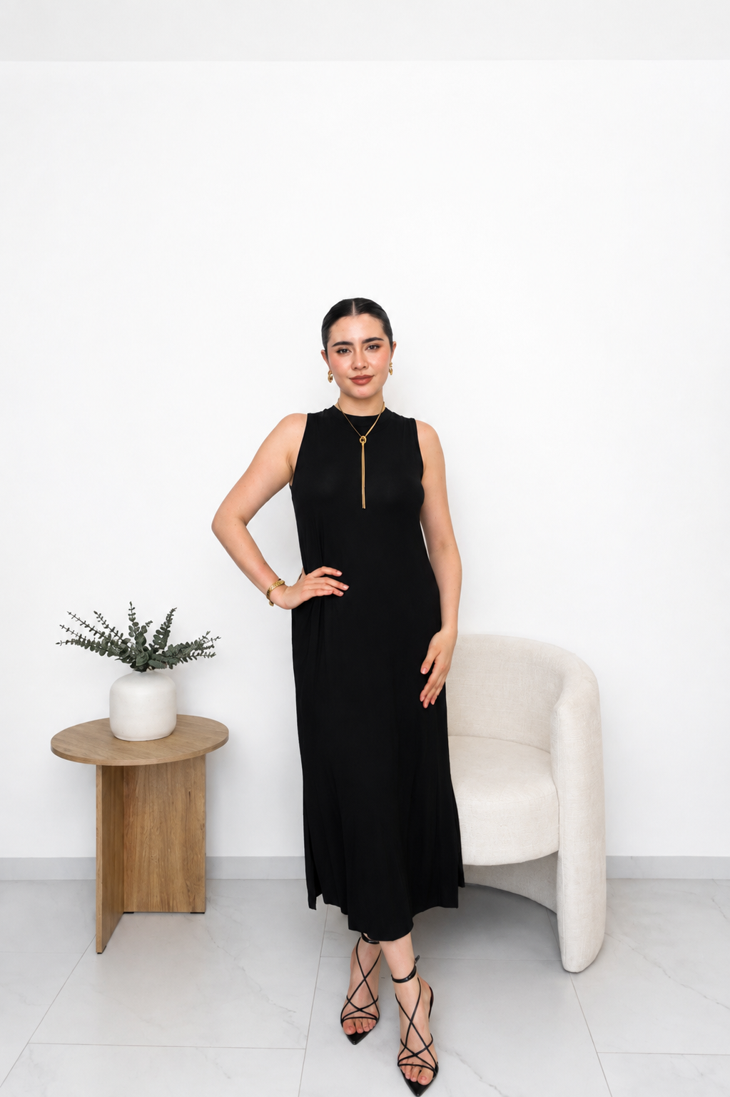 Vestido negro básico