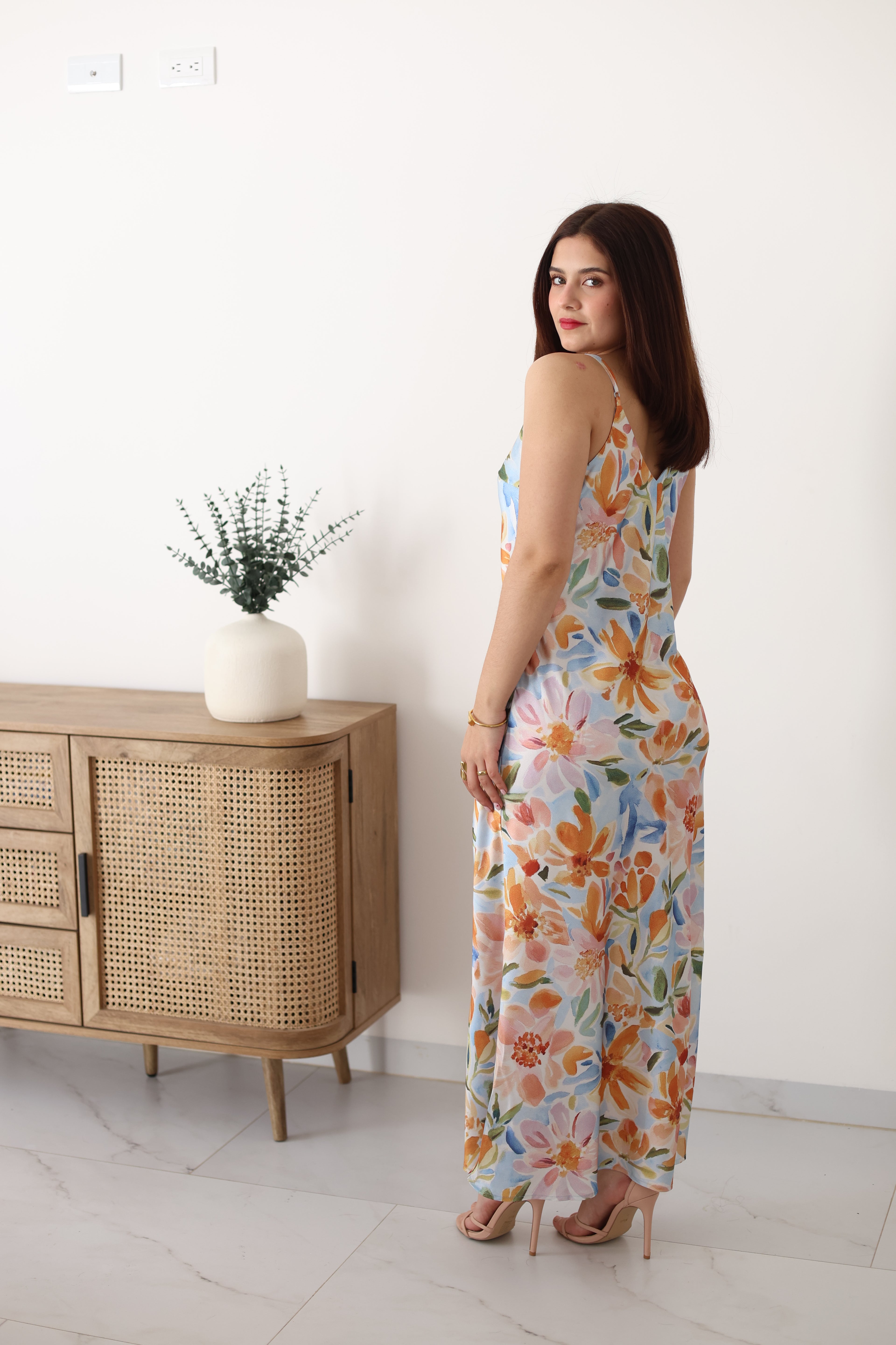 Vestido estampado floral