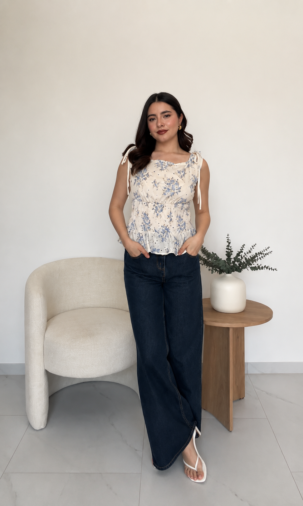 Blusa estampado floral