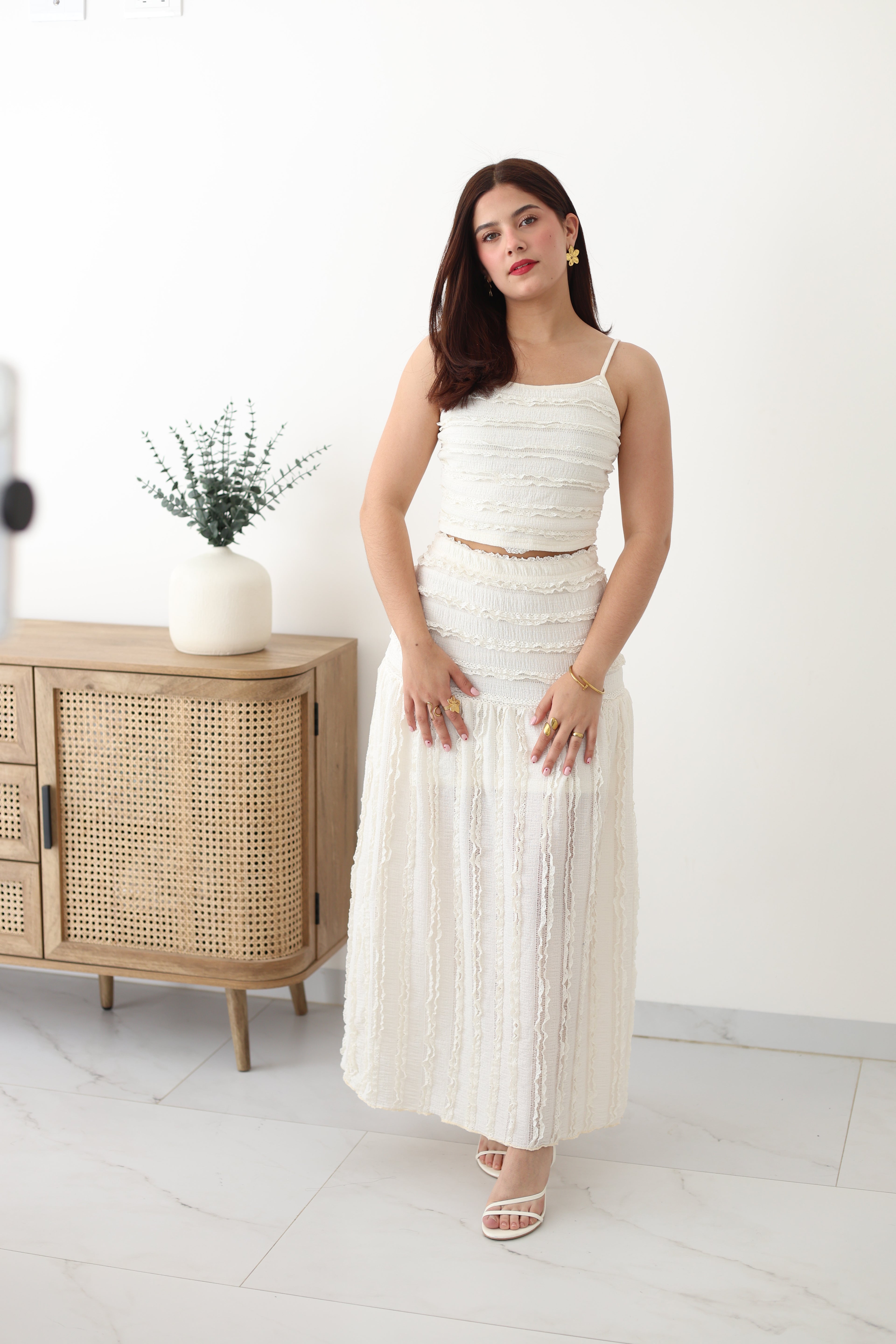 Conjunto 2pz beige
