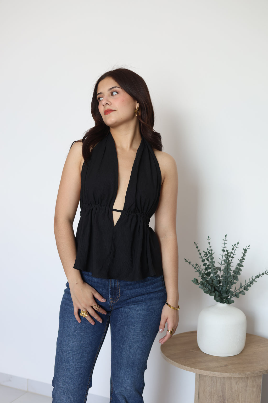 Blusa halter