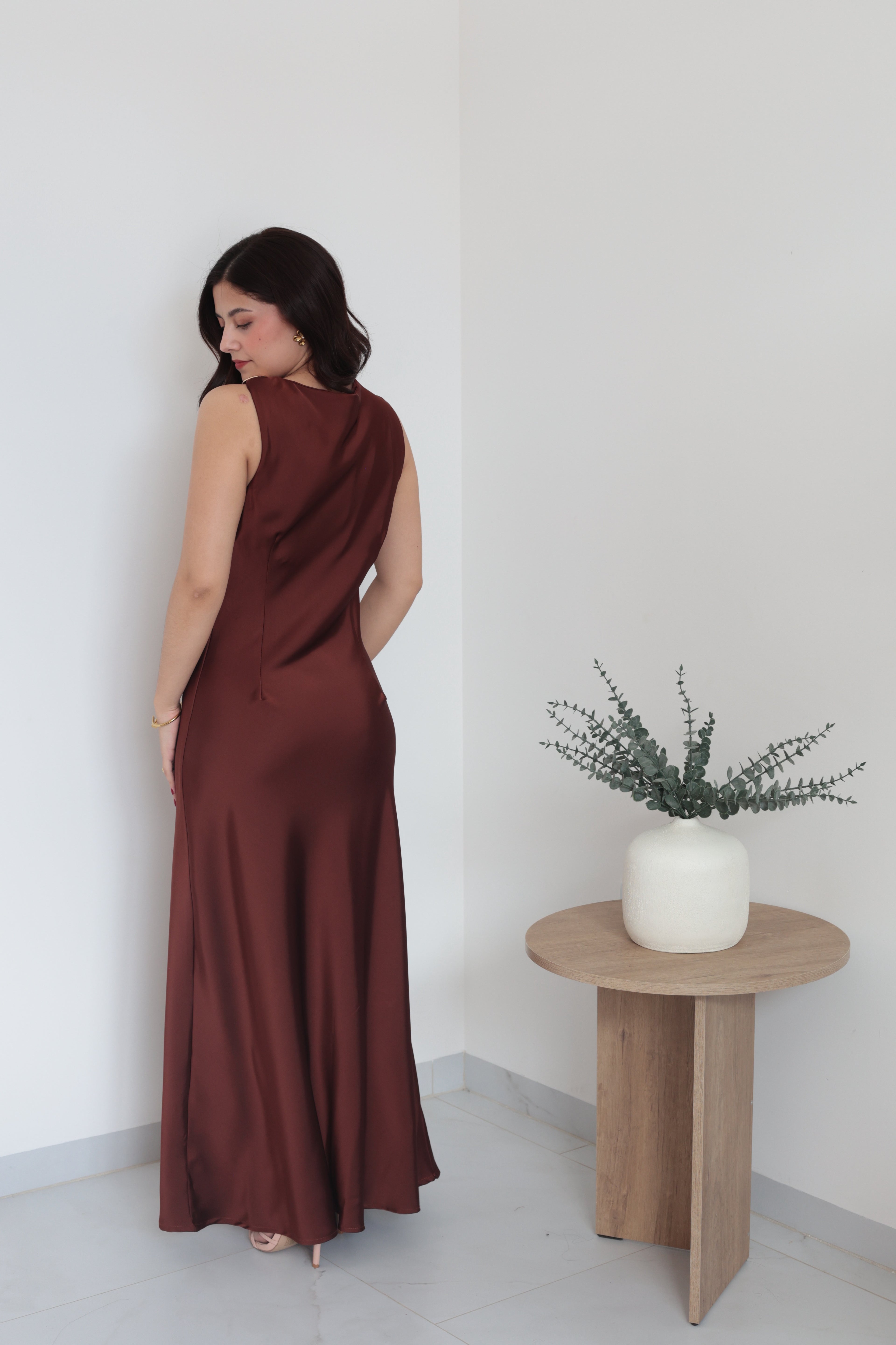 Vestido satín 🤍