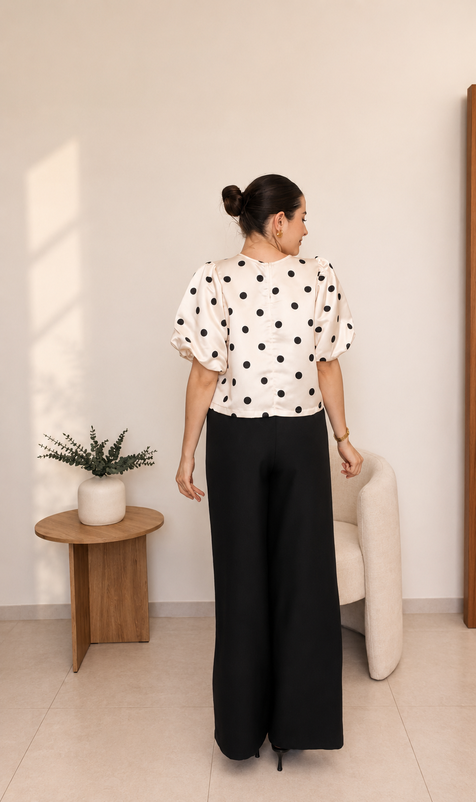Blusa polka dots