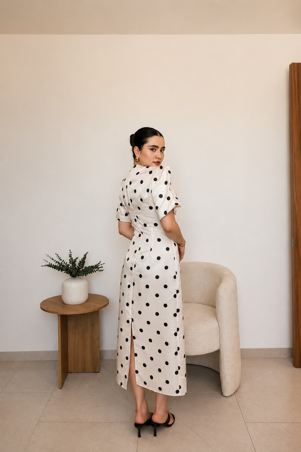 Vestido polka dots