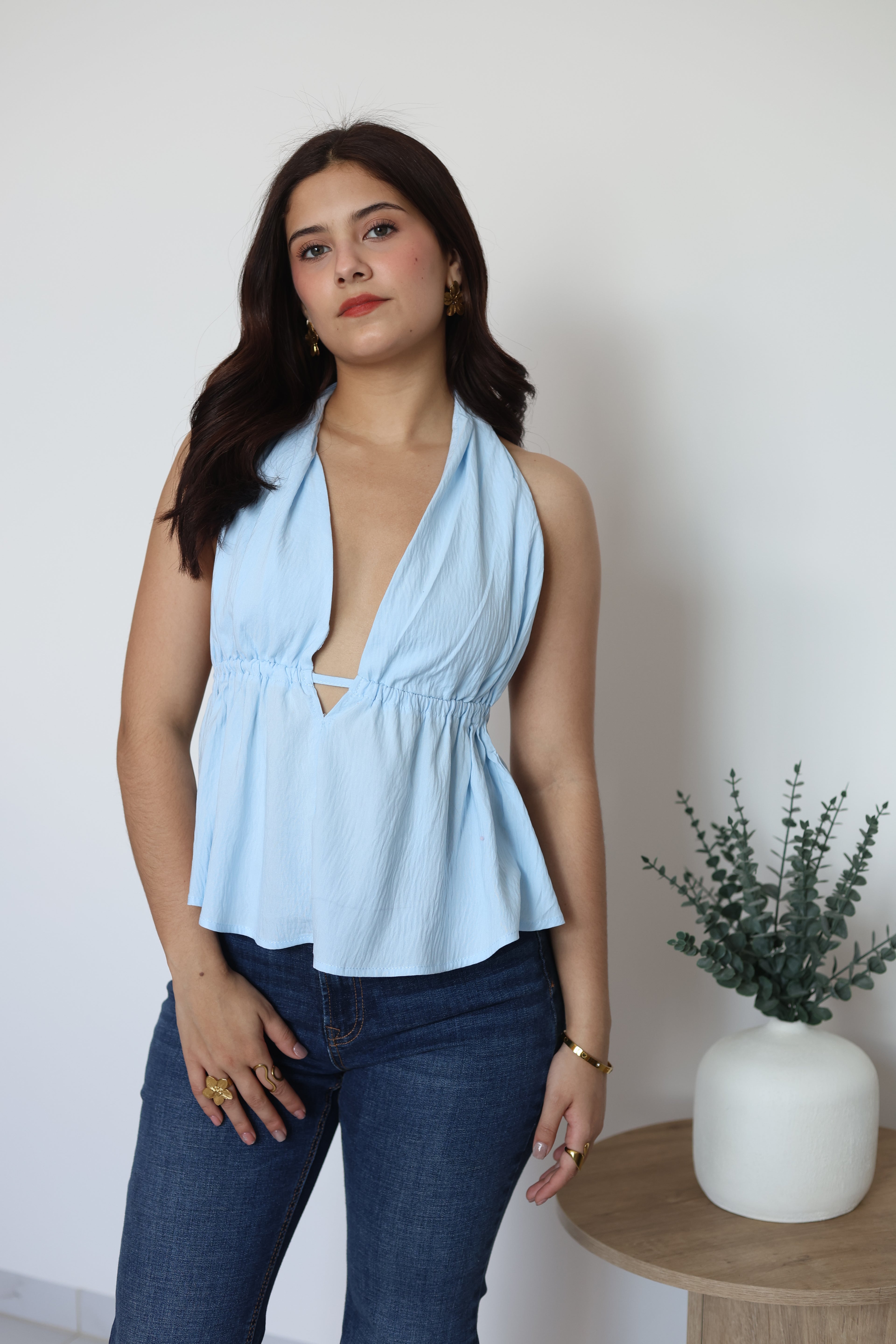 Blusa halter