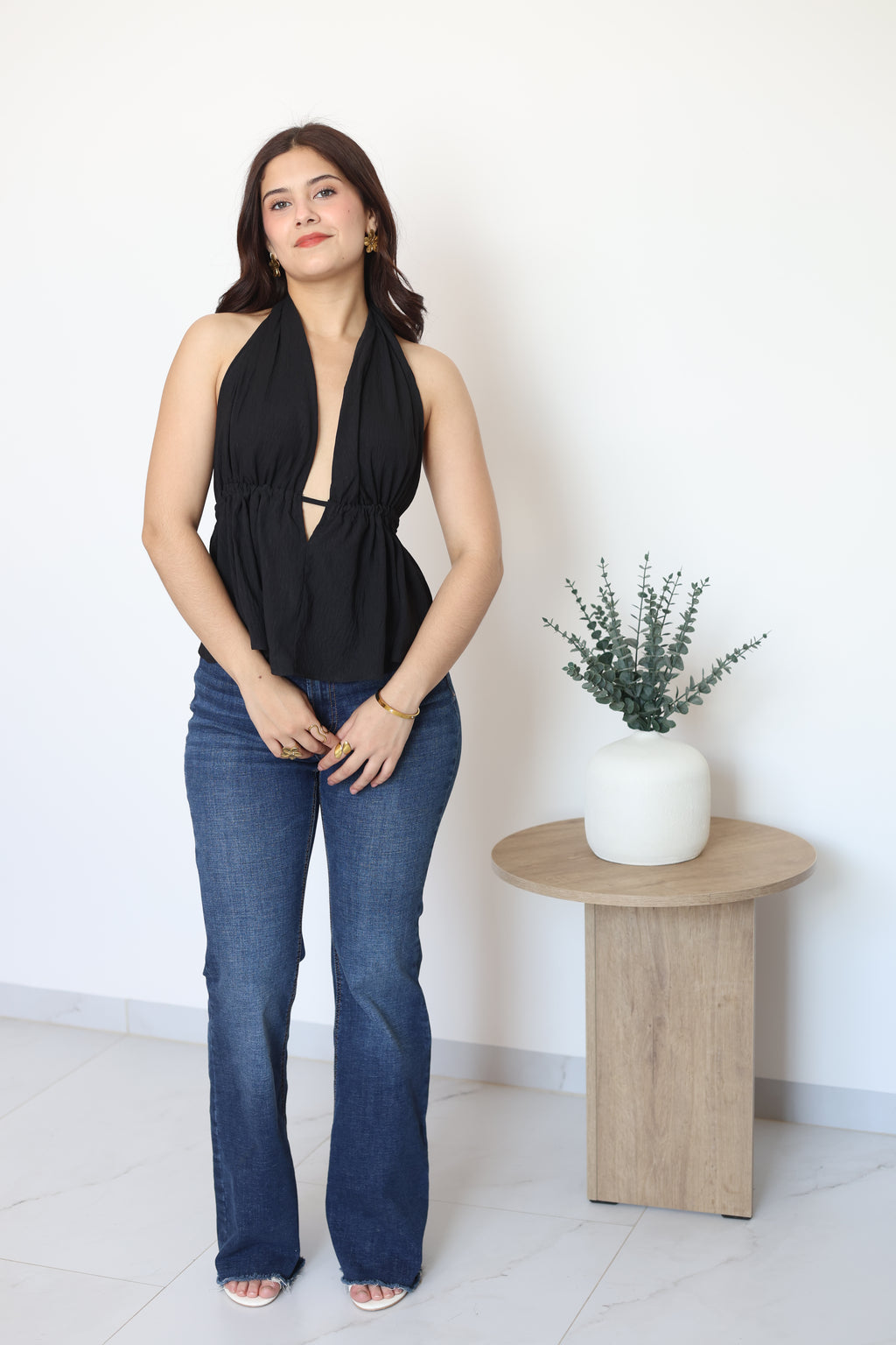 Blusa halter