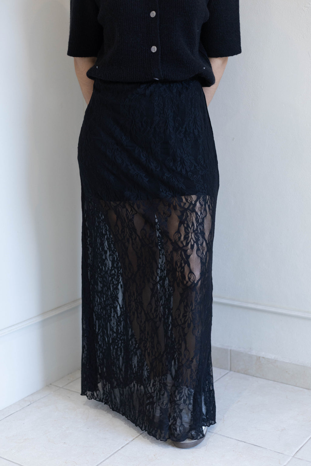 Falda de encaje