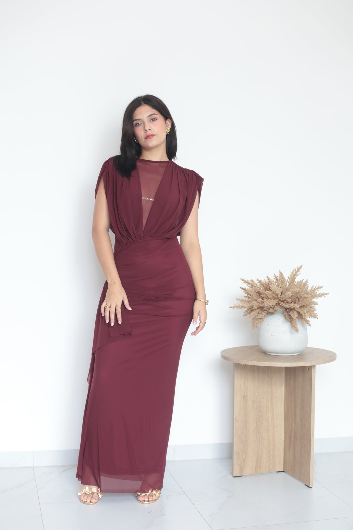 Vestido Merlot