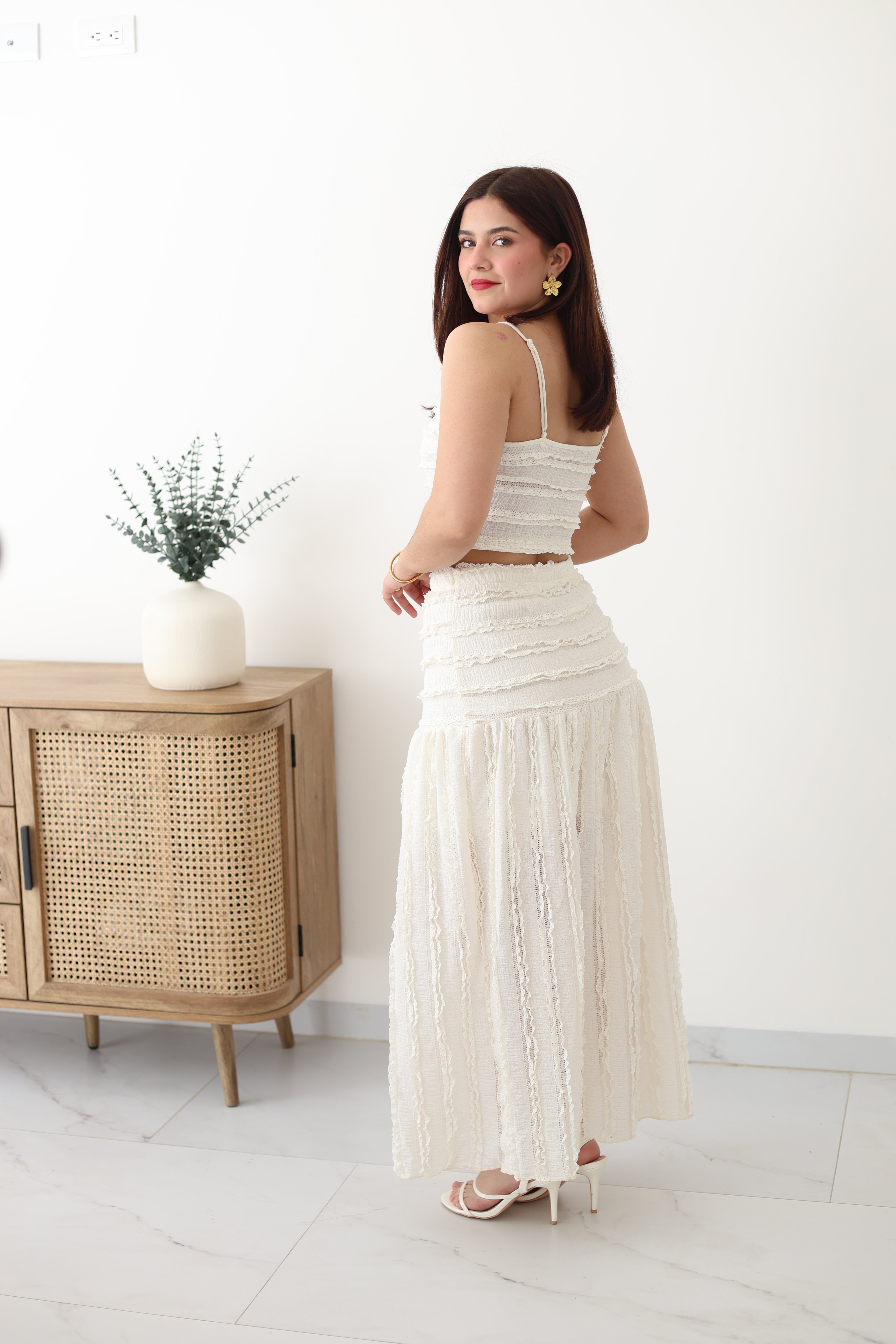 Conjunto 2pz beige
