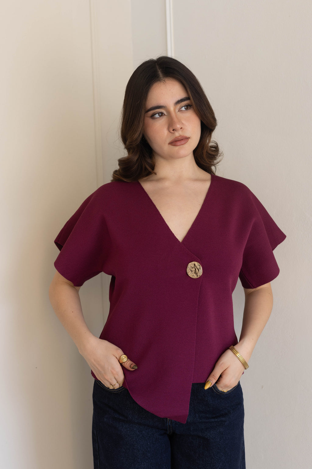 Blusa de tejido