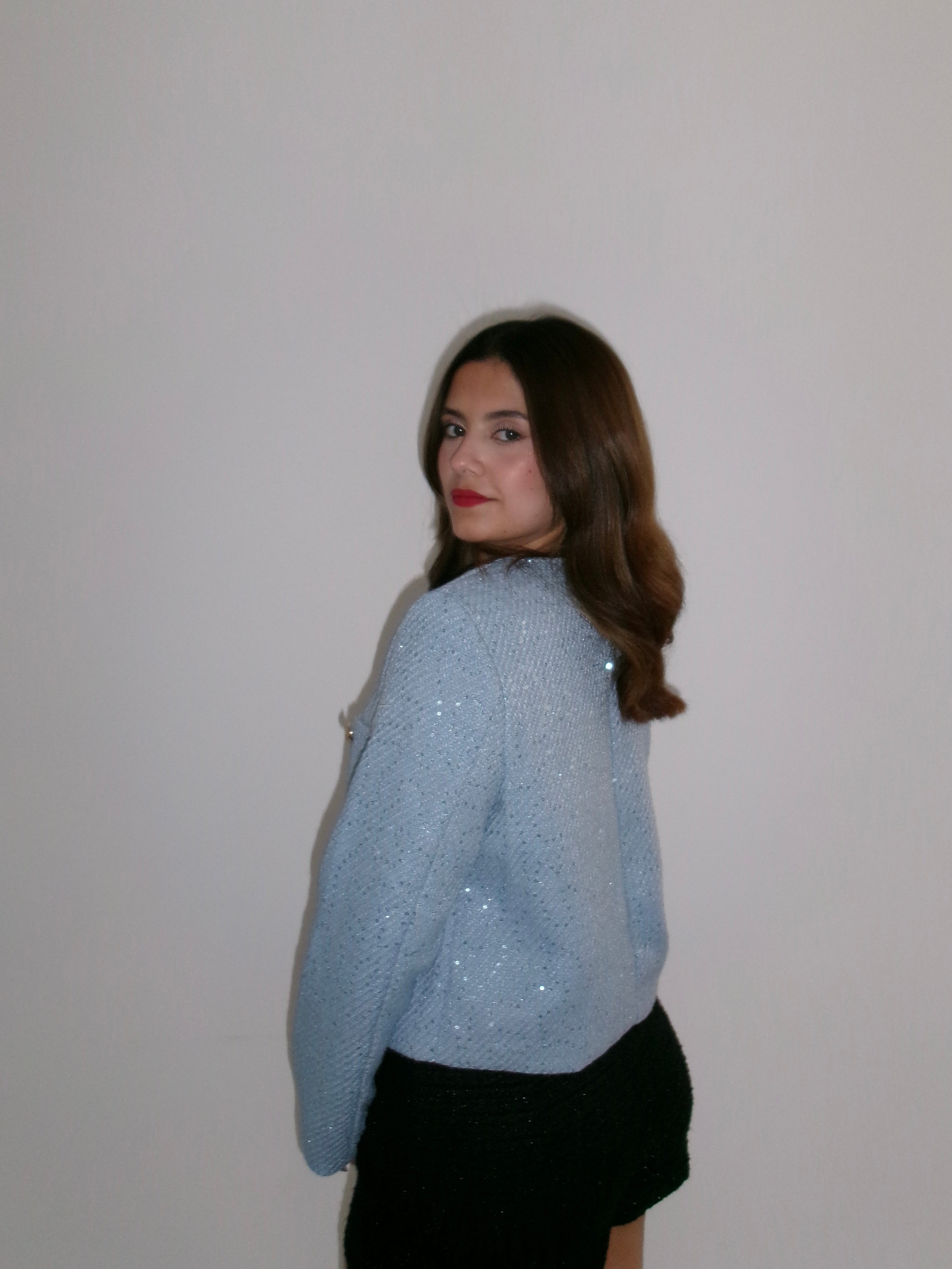 Abrigo de lentejuelas