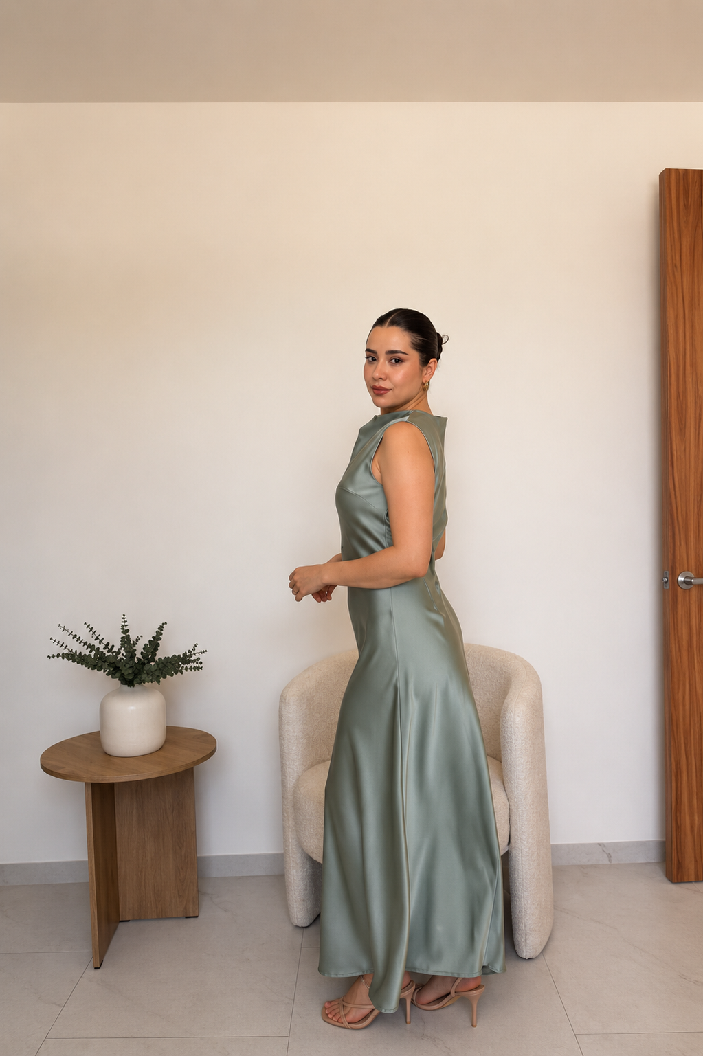 Vestido satín 🤍