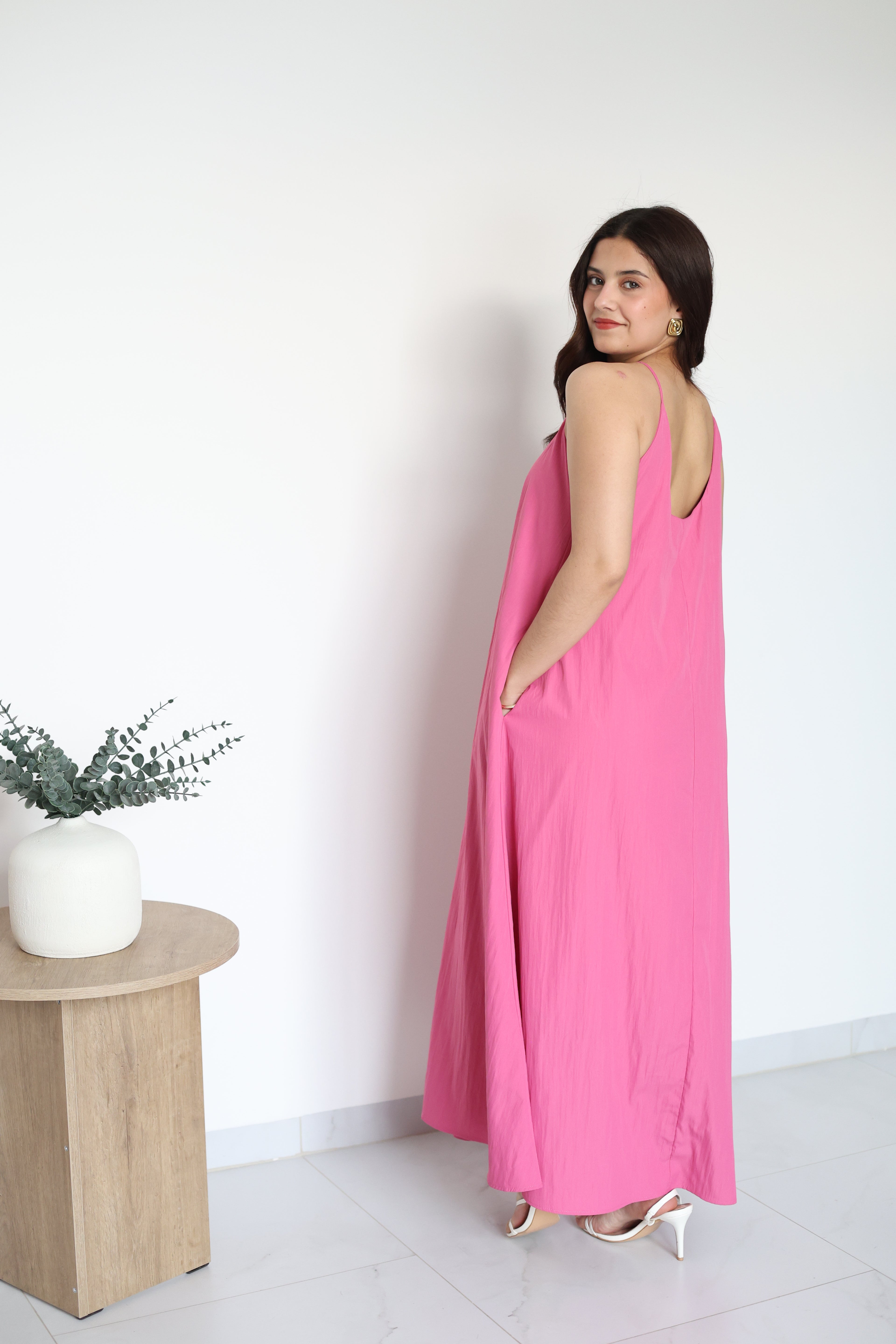 Vestido de tirantes largo