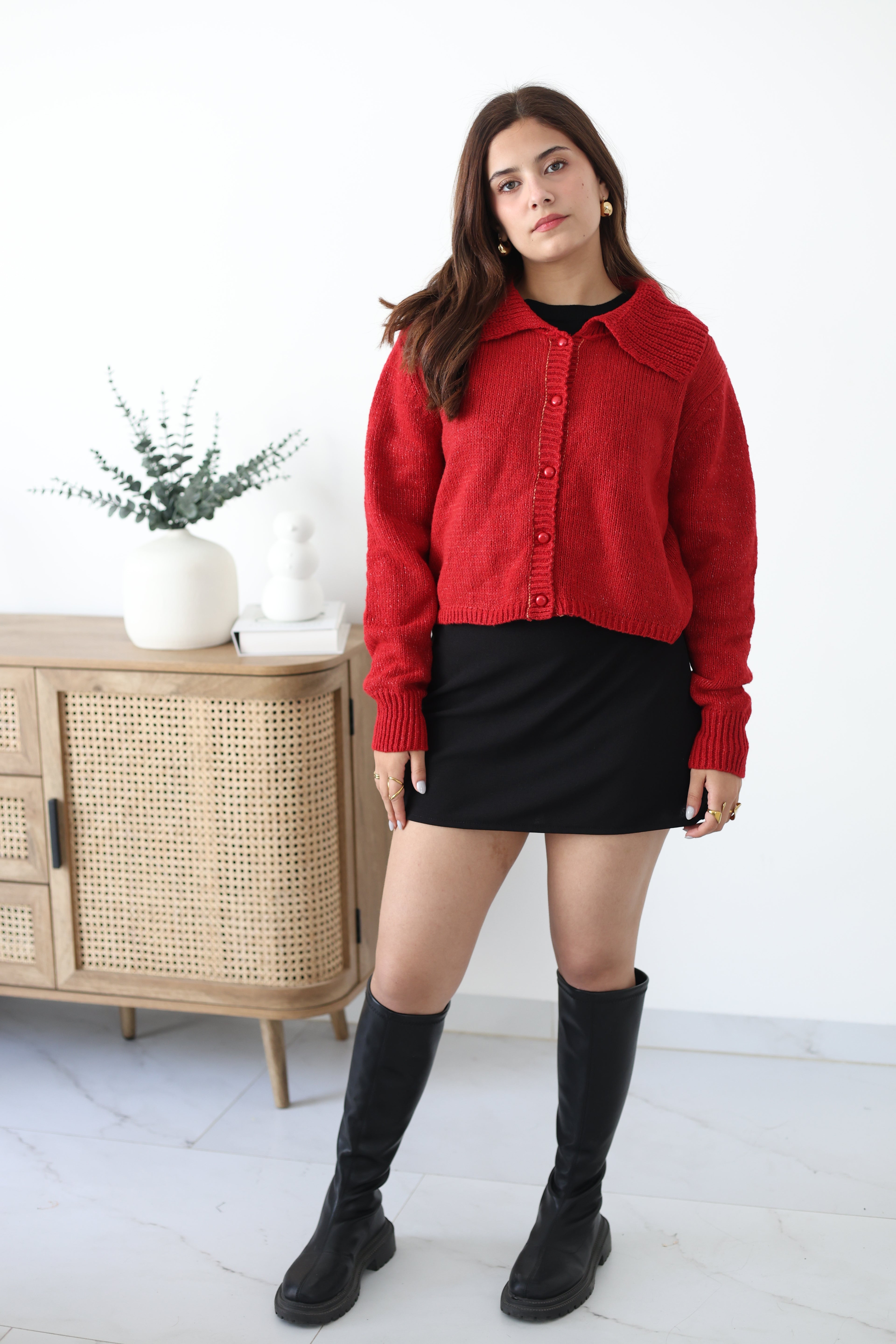 Suéter español rojo