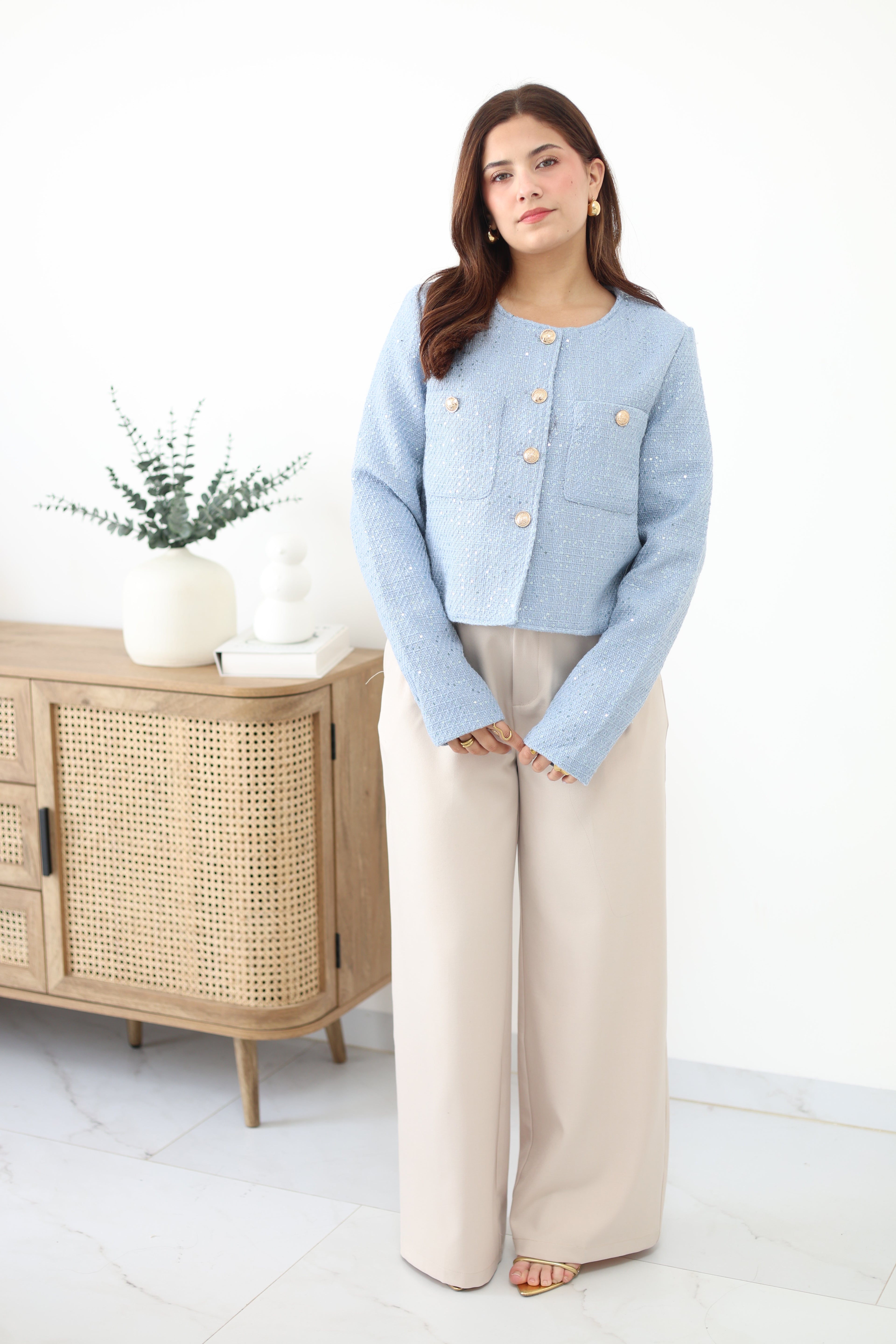 Abrigo de lentejuelas