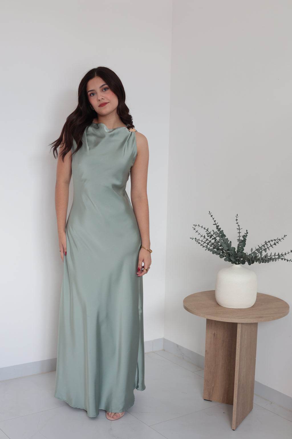 Vestido satín 🤍