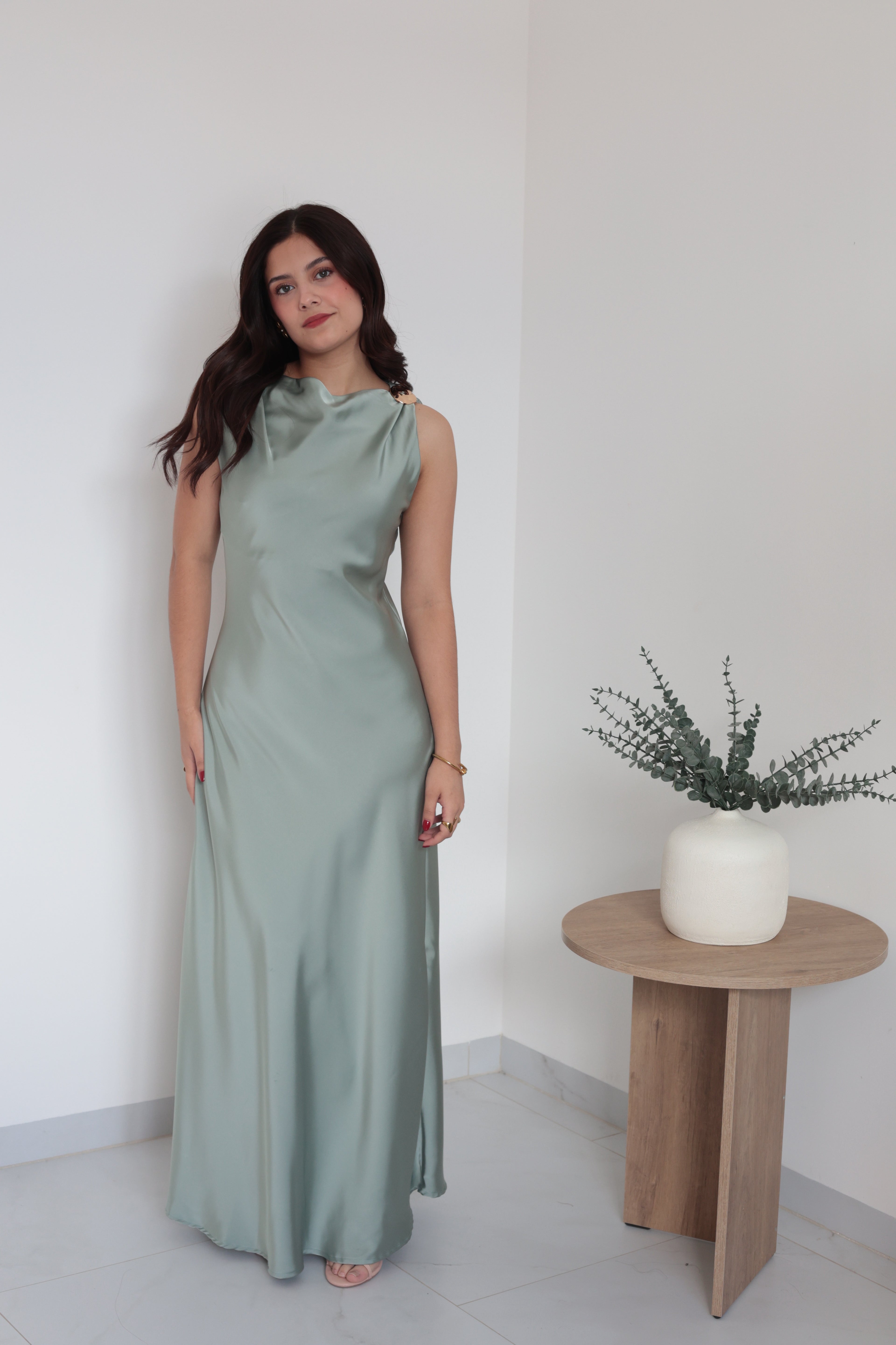 Vestido satín 🤍