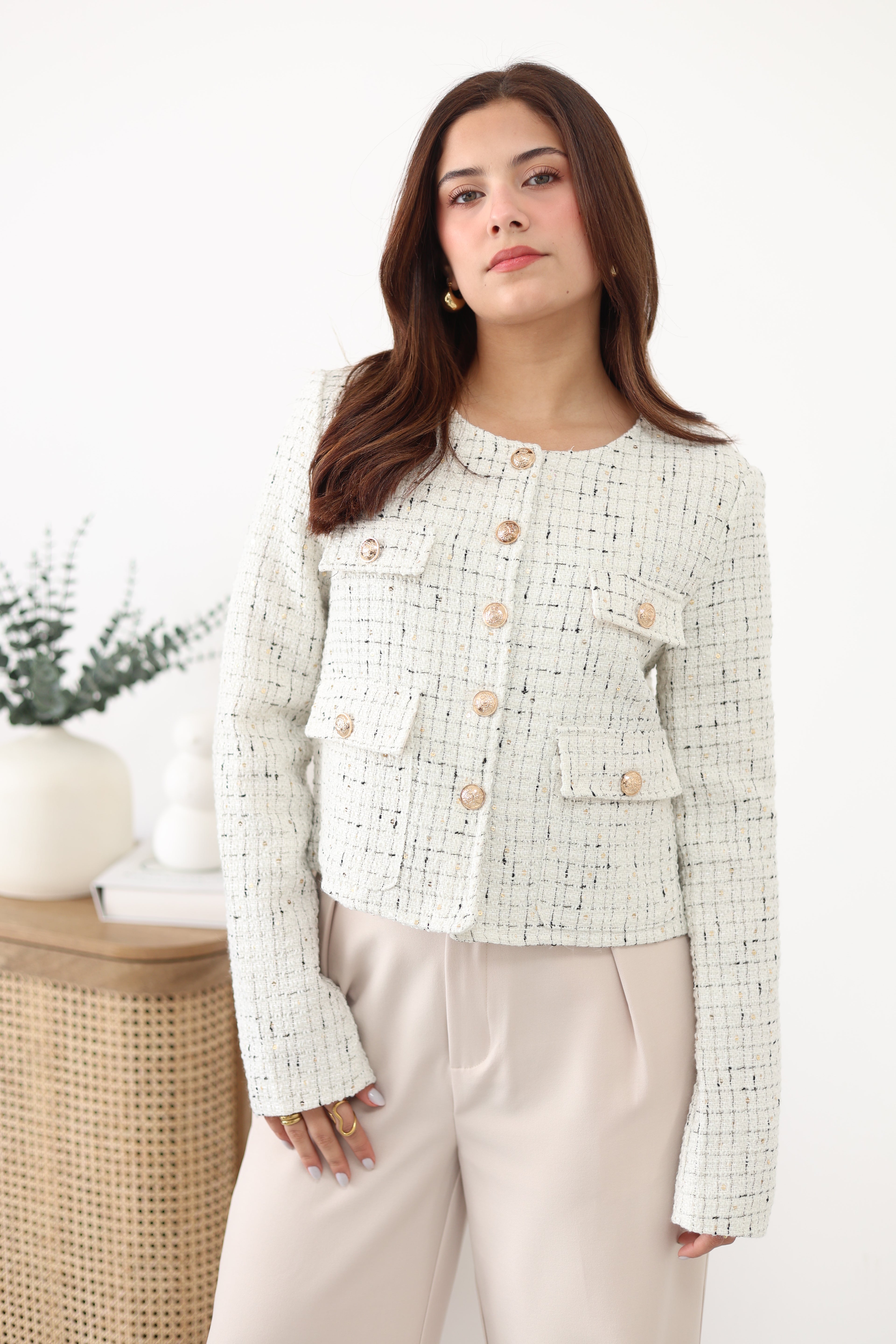 Abrigo de lentejuelas