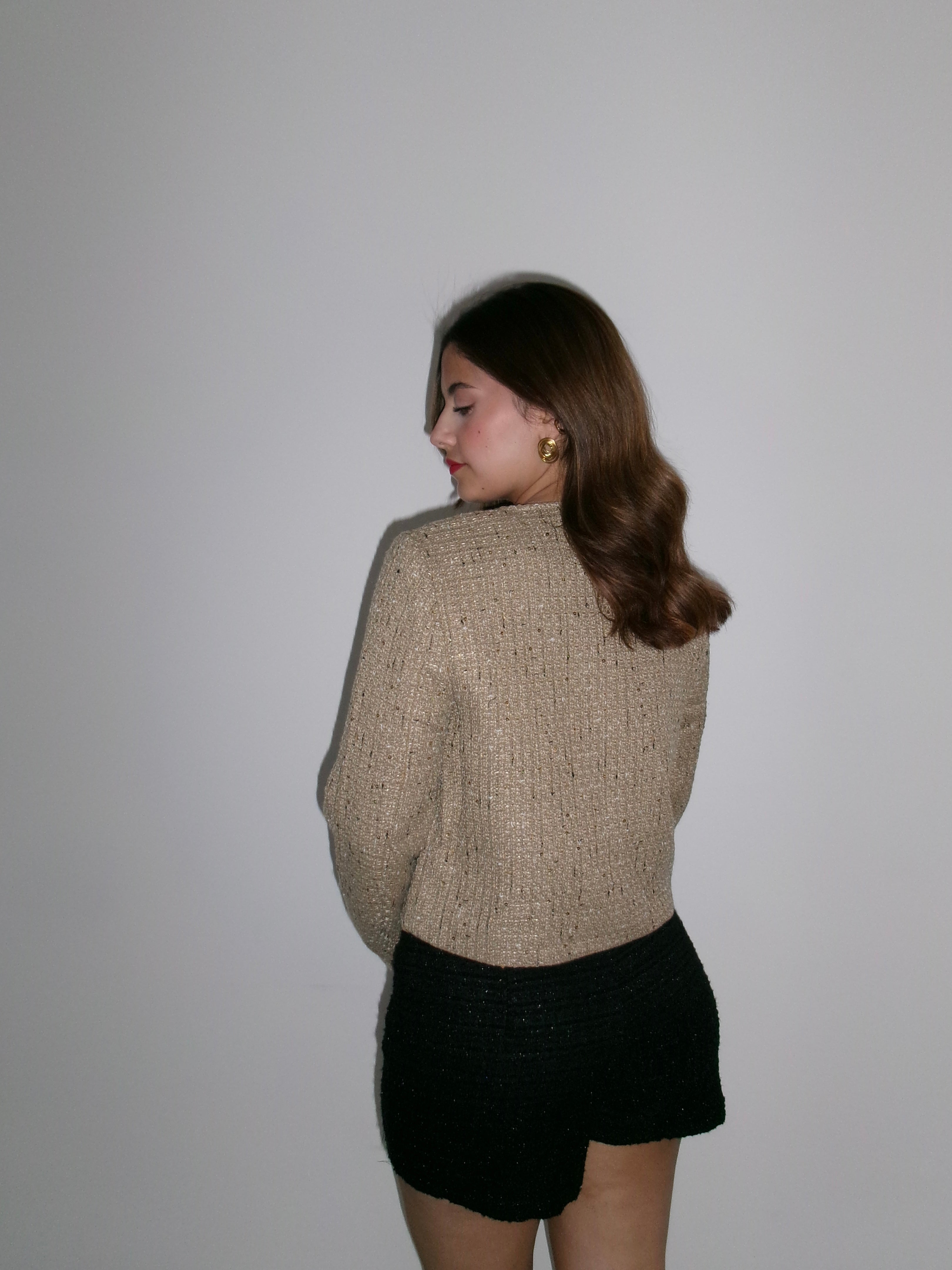 Abrigo de lentejuelas