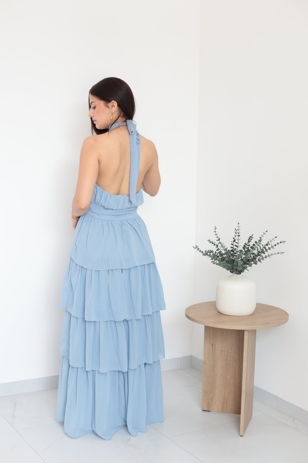 Vestido Celeste