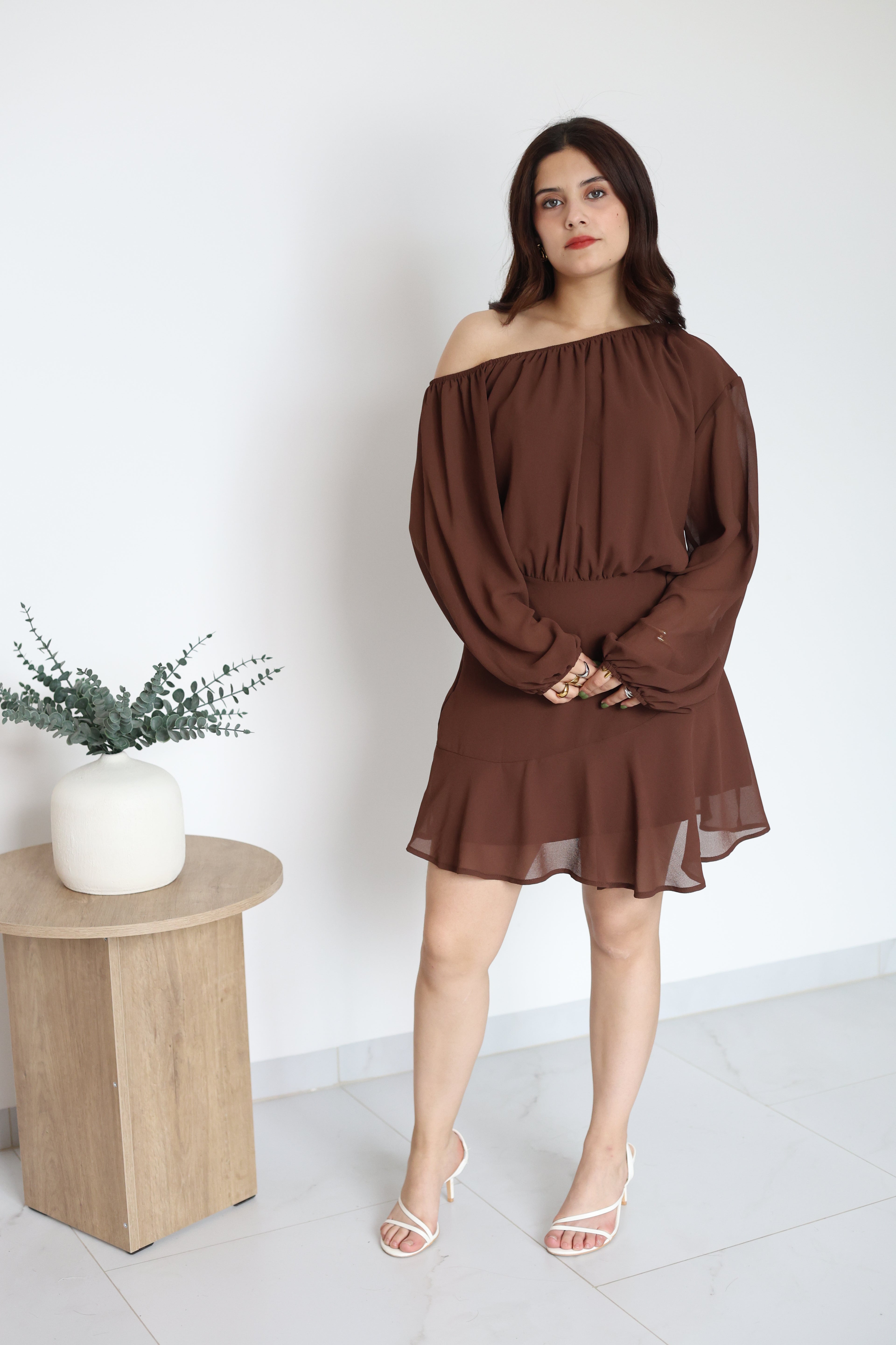 Vestido de chifon