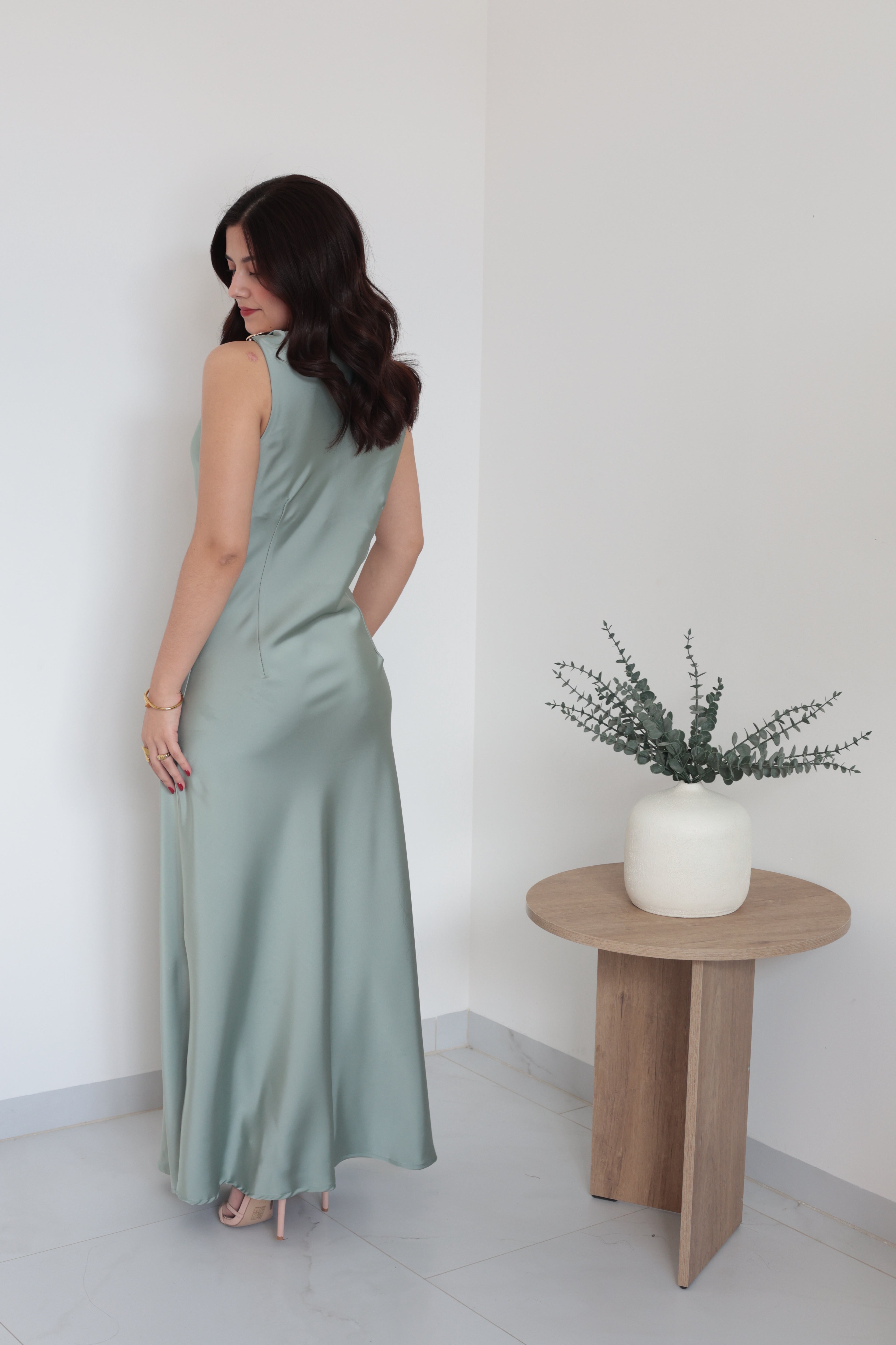 Vestido satín 🤍