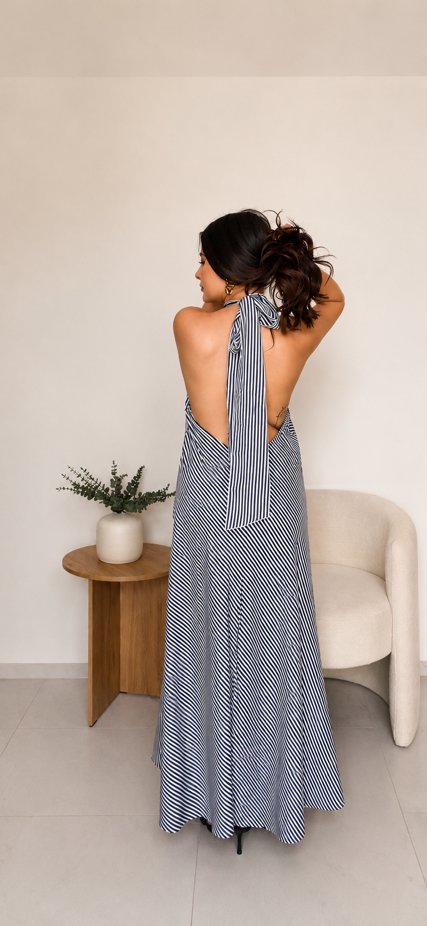 Vestido de rayas