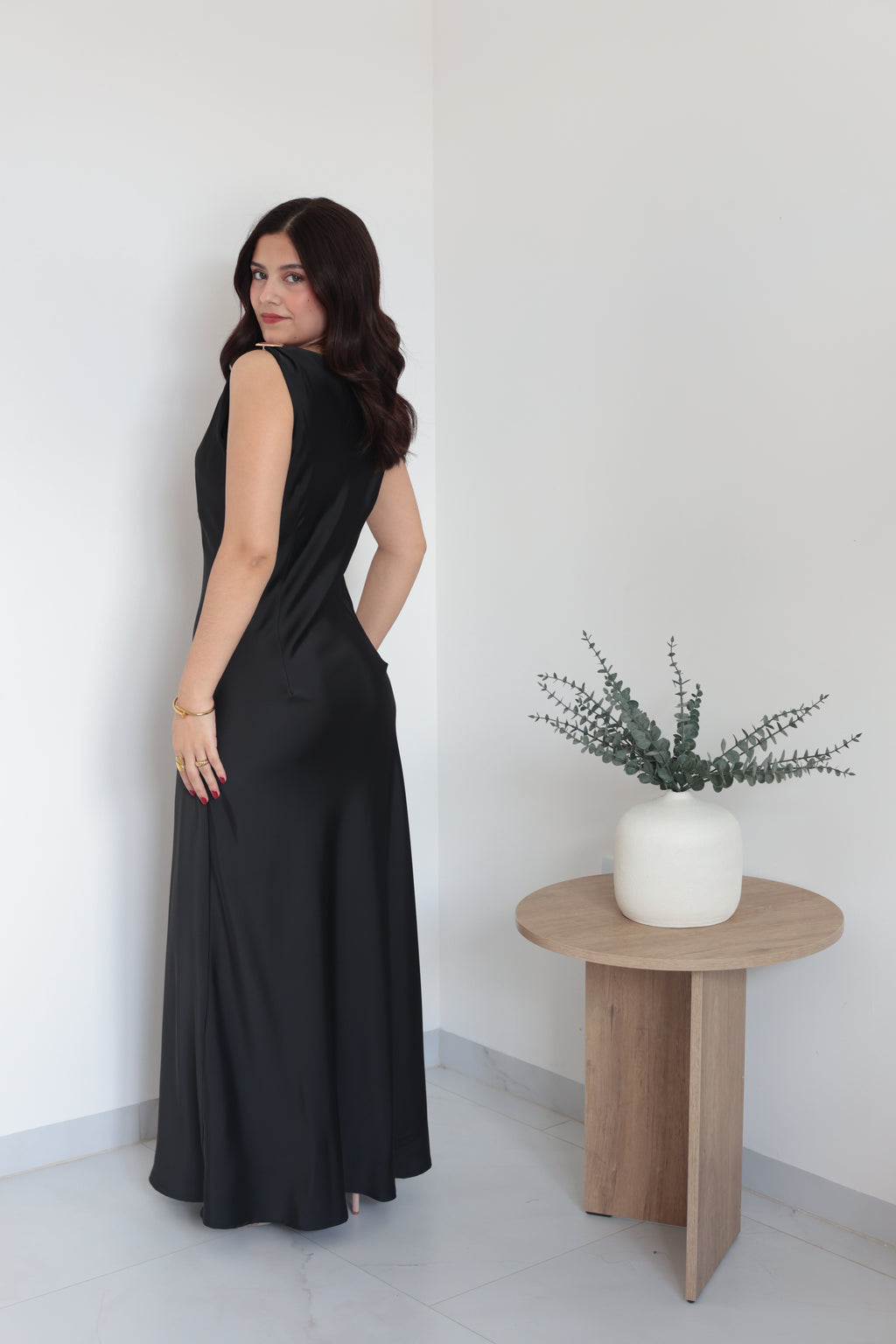 Vestido satín 🤍
