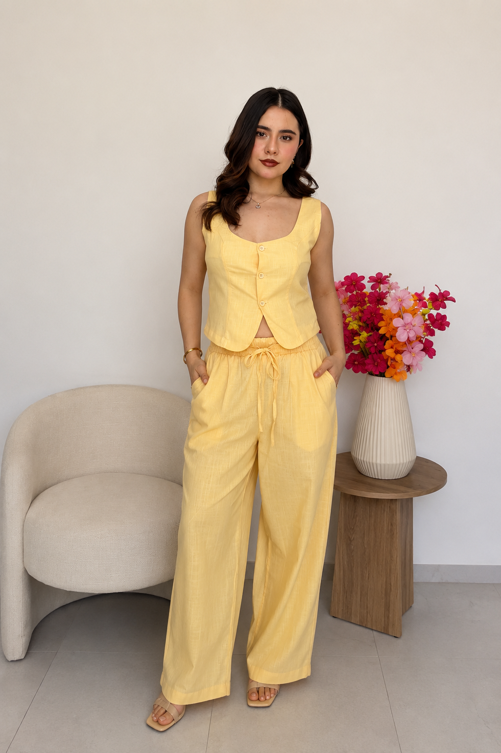 Set 2pz amarillo