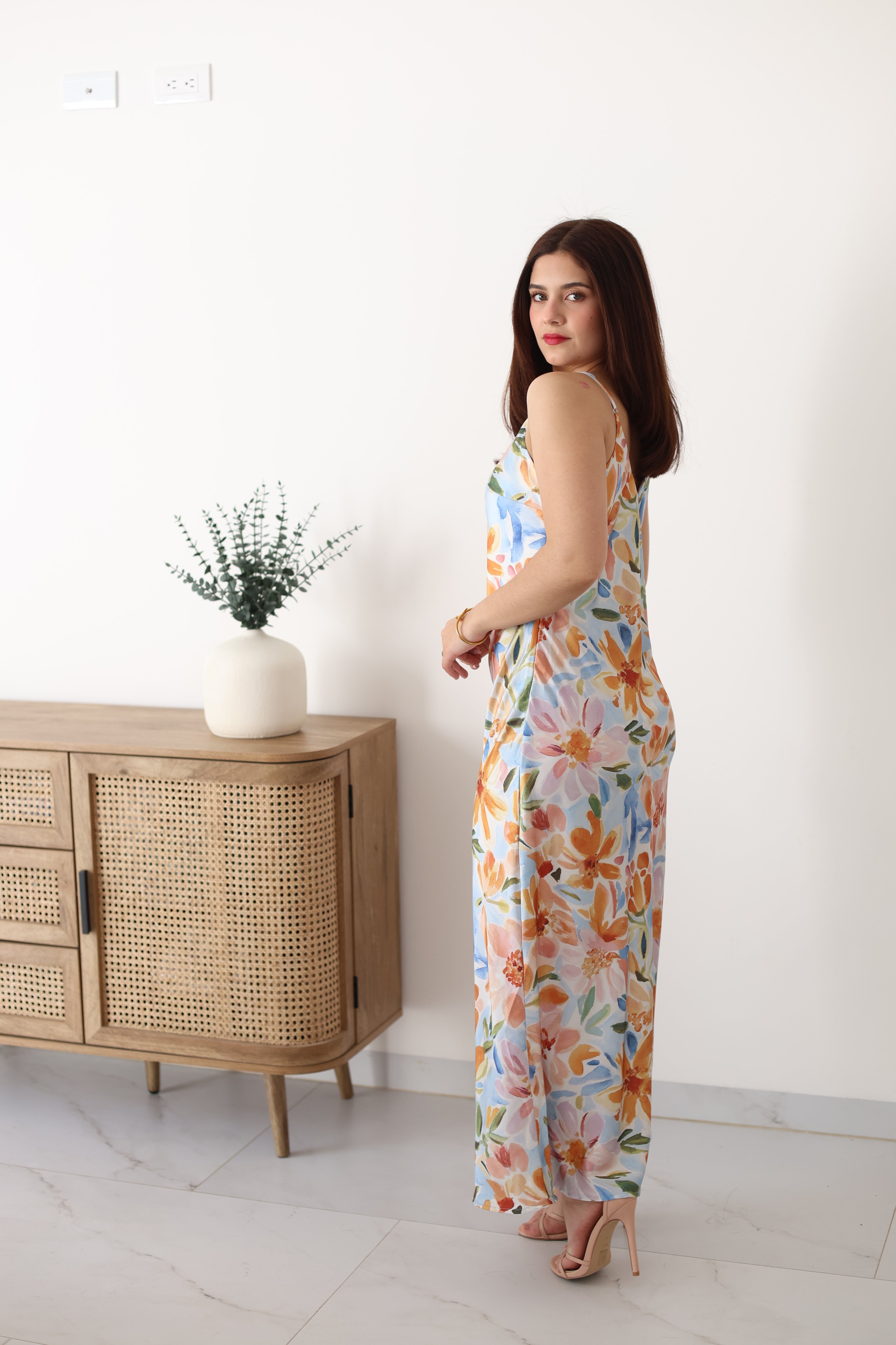 Vestido estampado floral