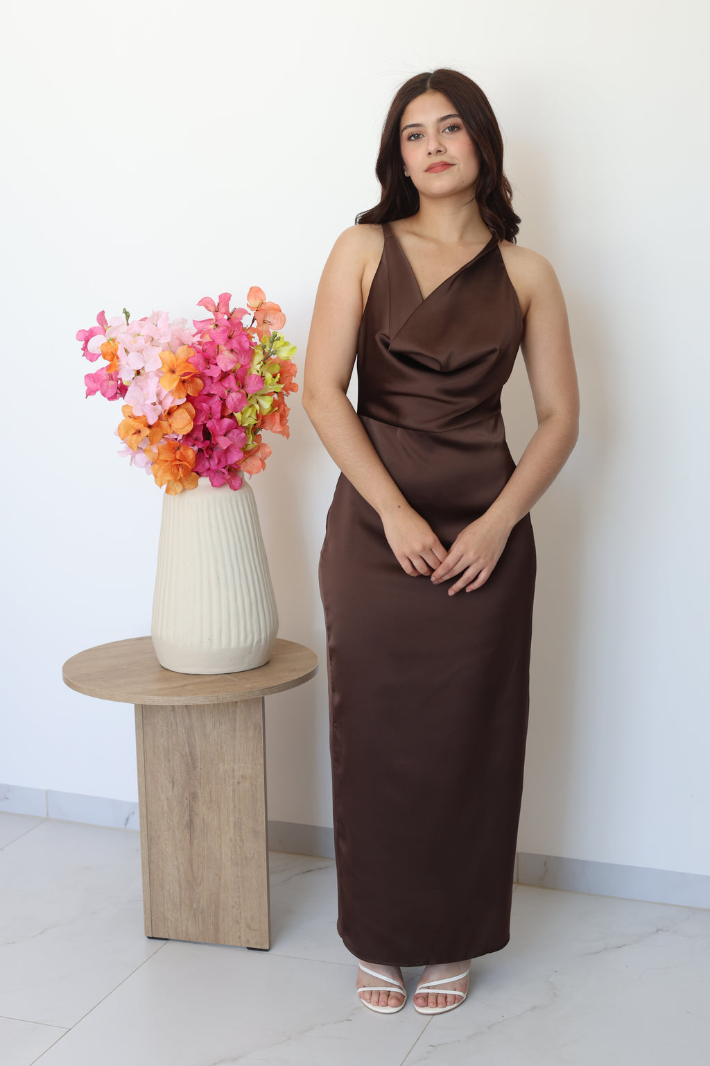 Vestido satin