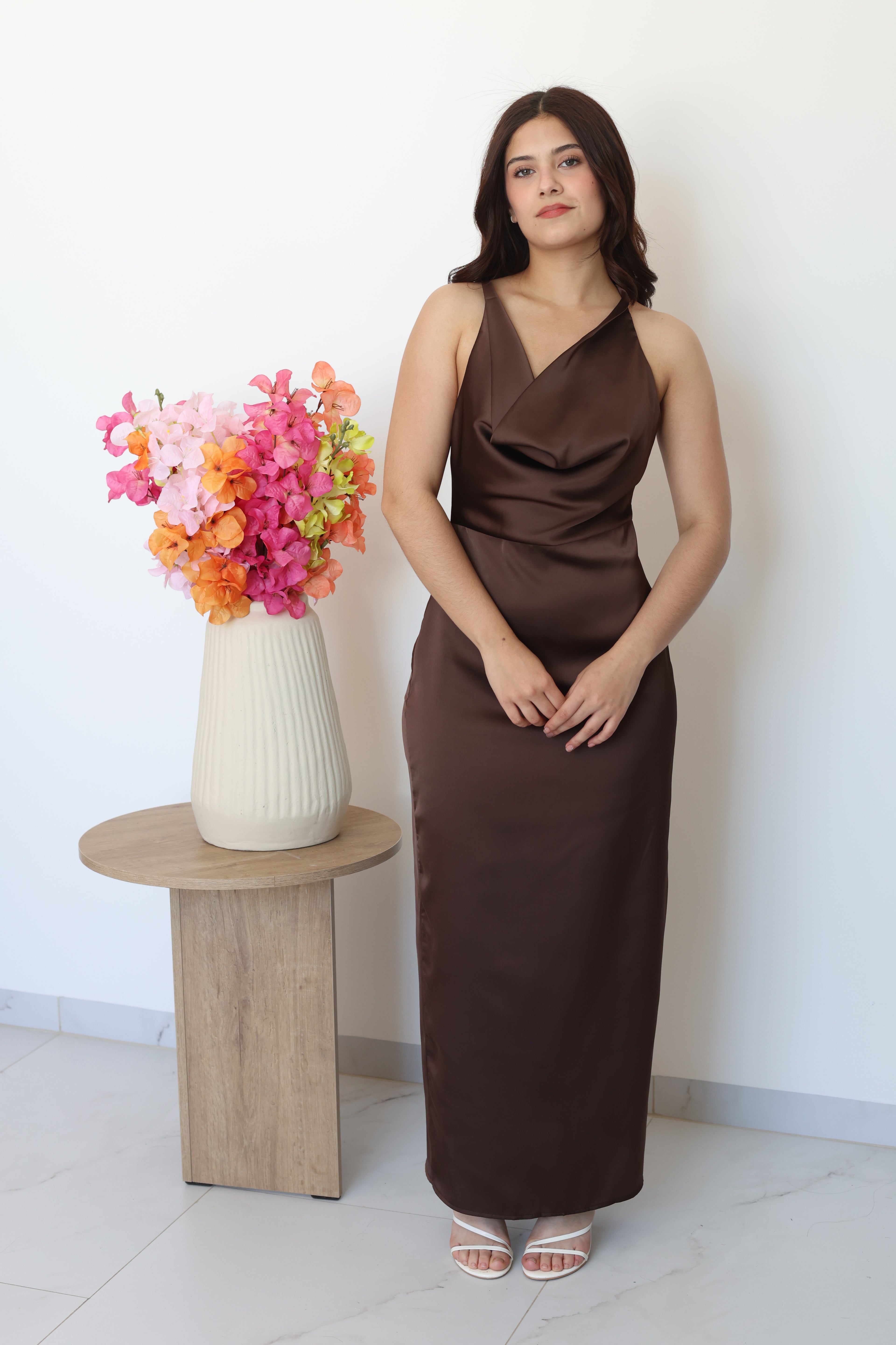 Vestido satin