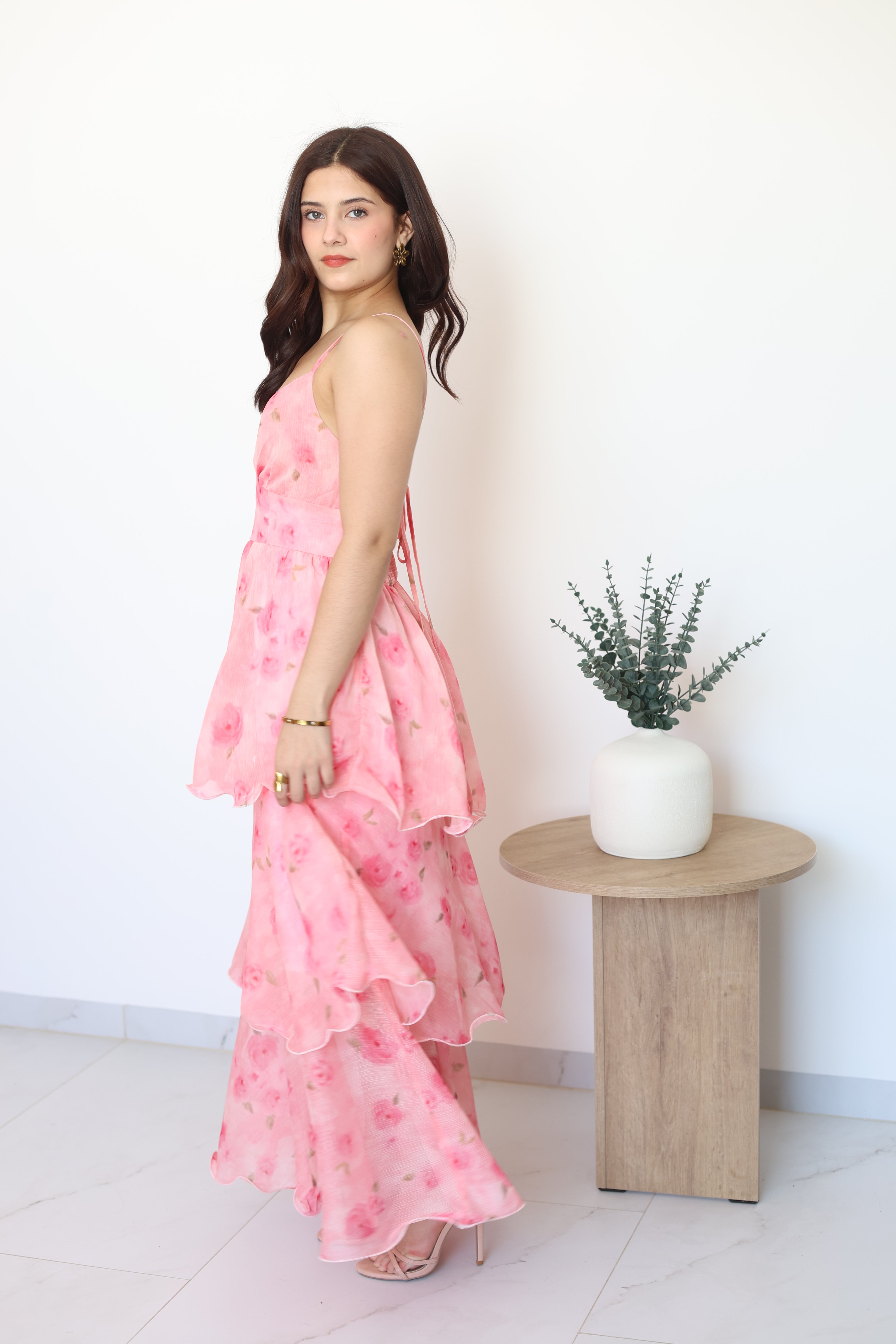Vestido MIDI rosa
