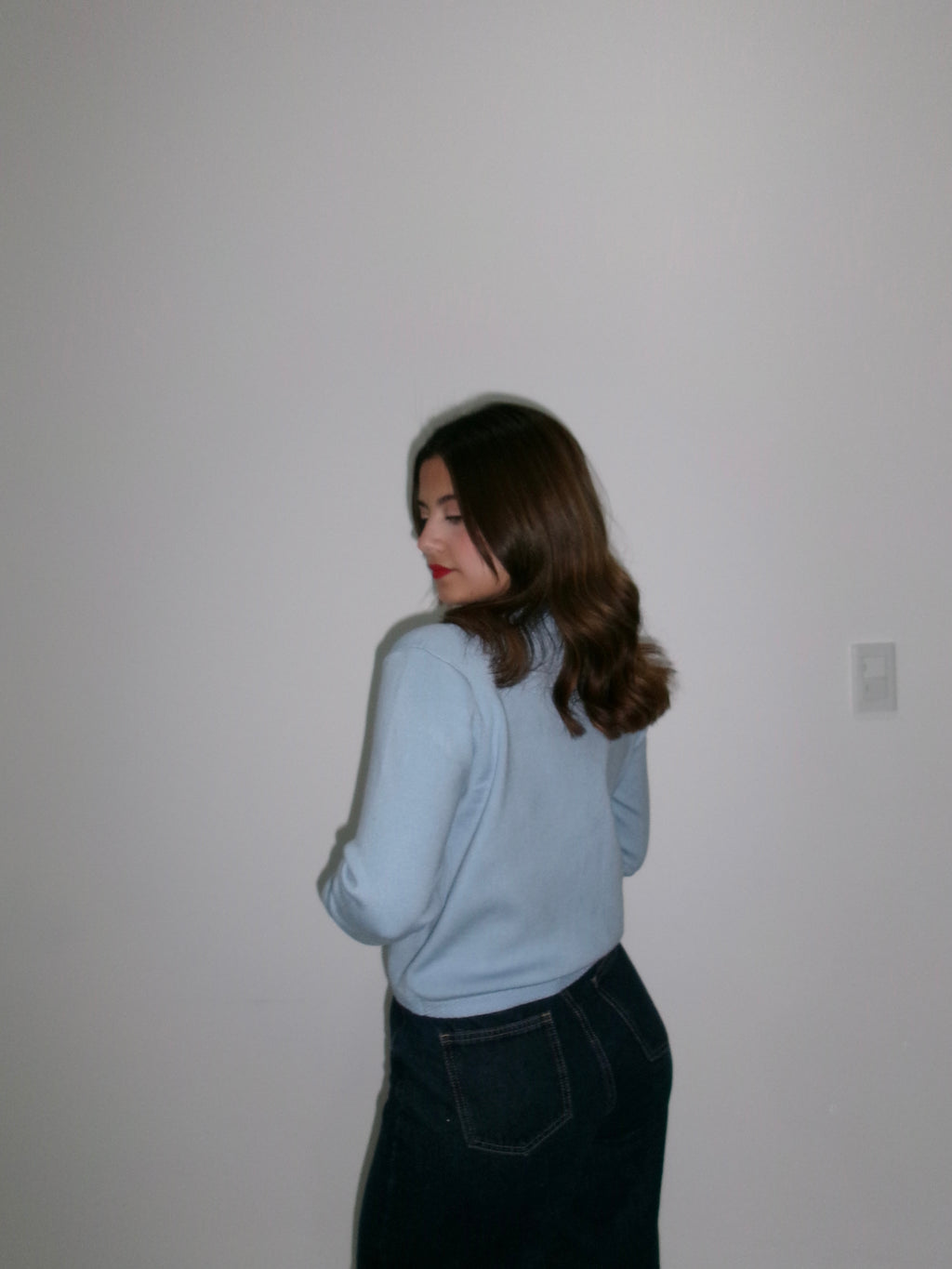 Suéter botón dorado