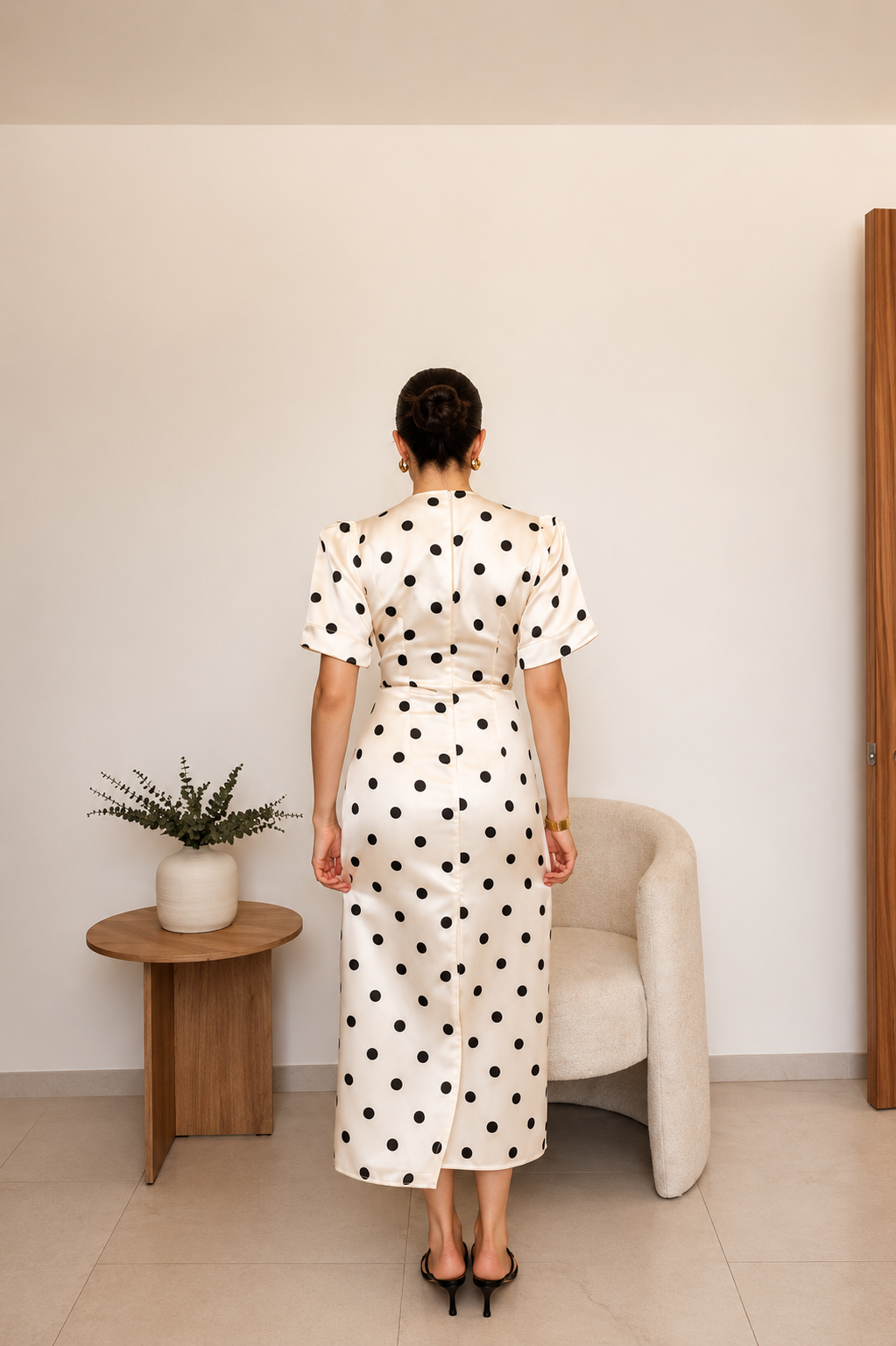 Vestido polka dots