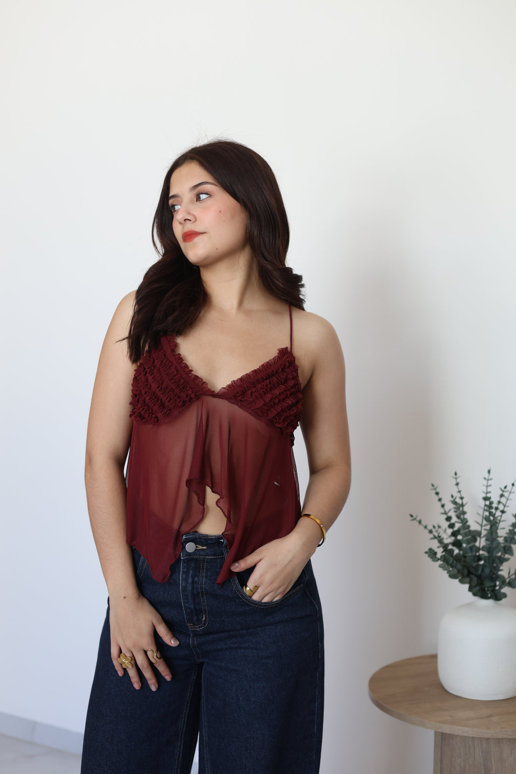 Blusa tinto