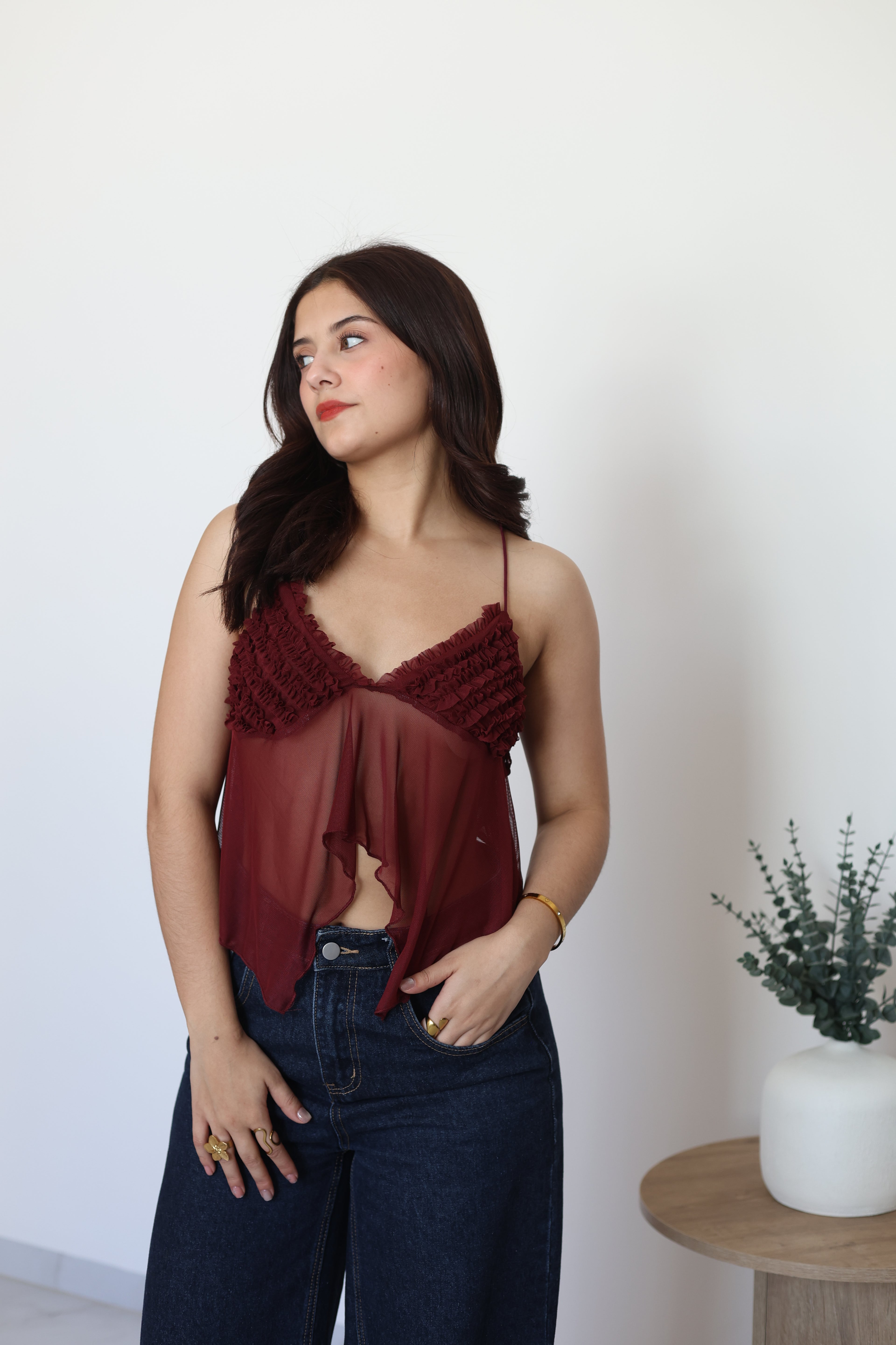 Blusa tinto