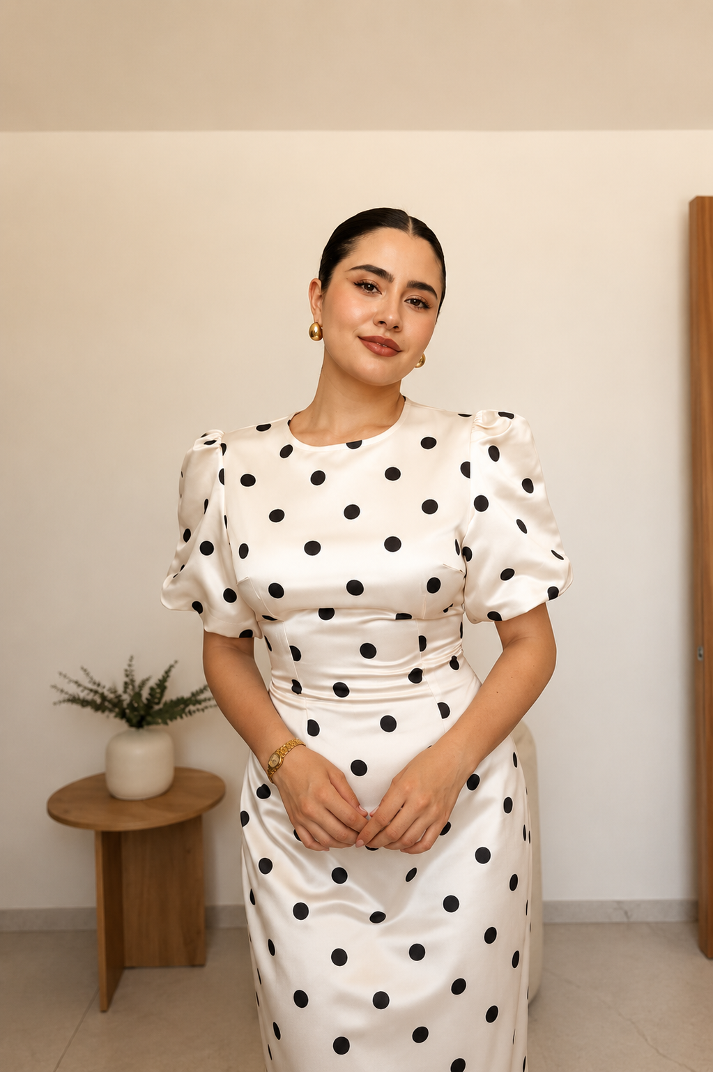 Vestido polka dots