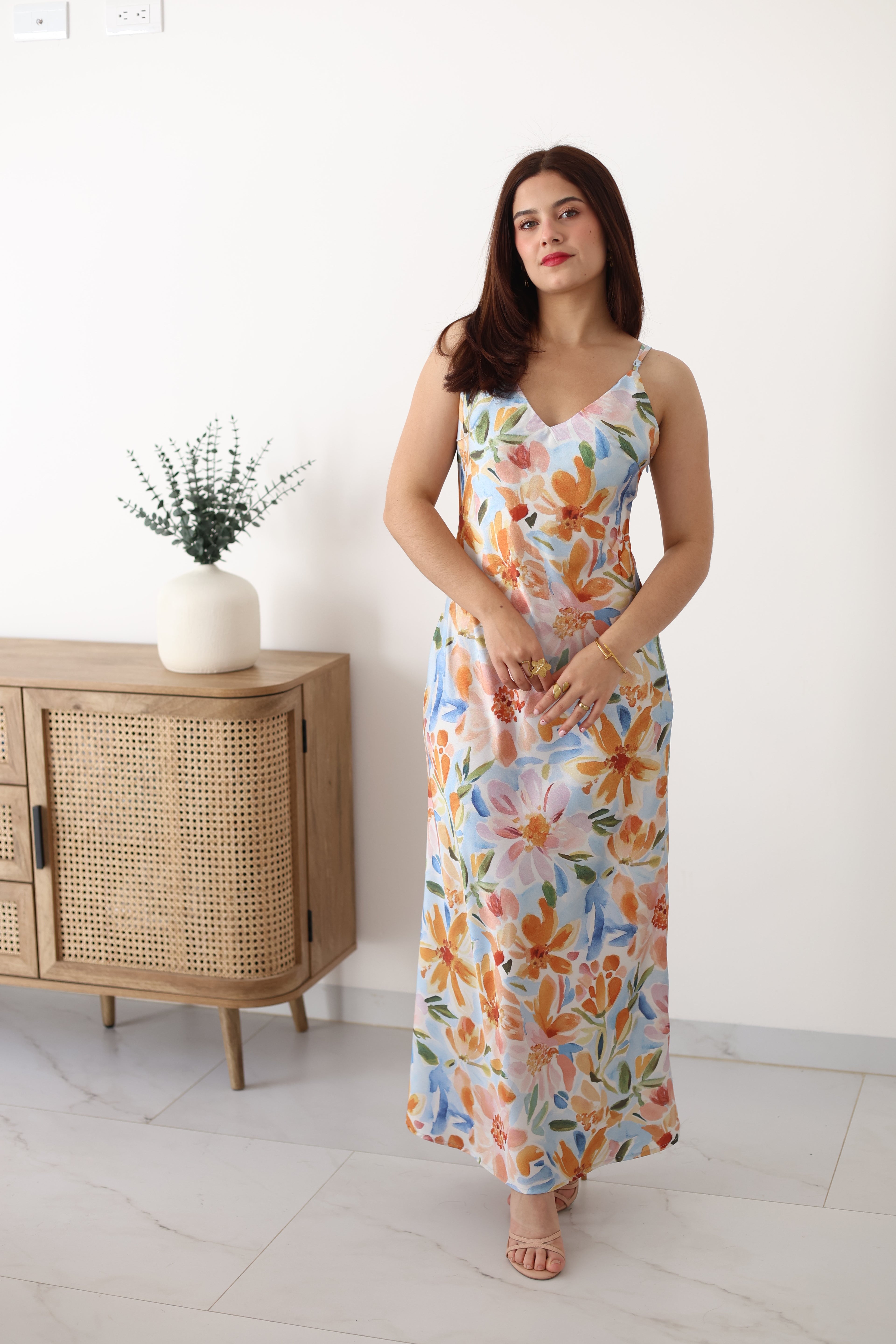 Vestido estampado floral